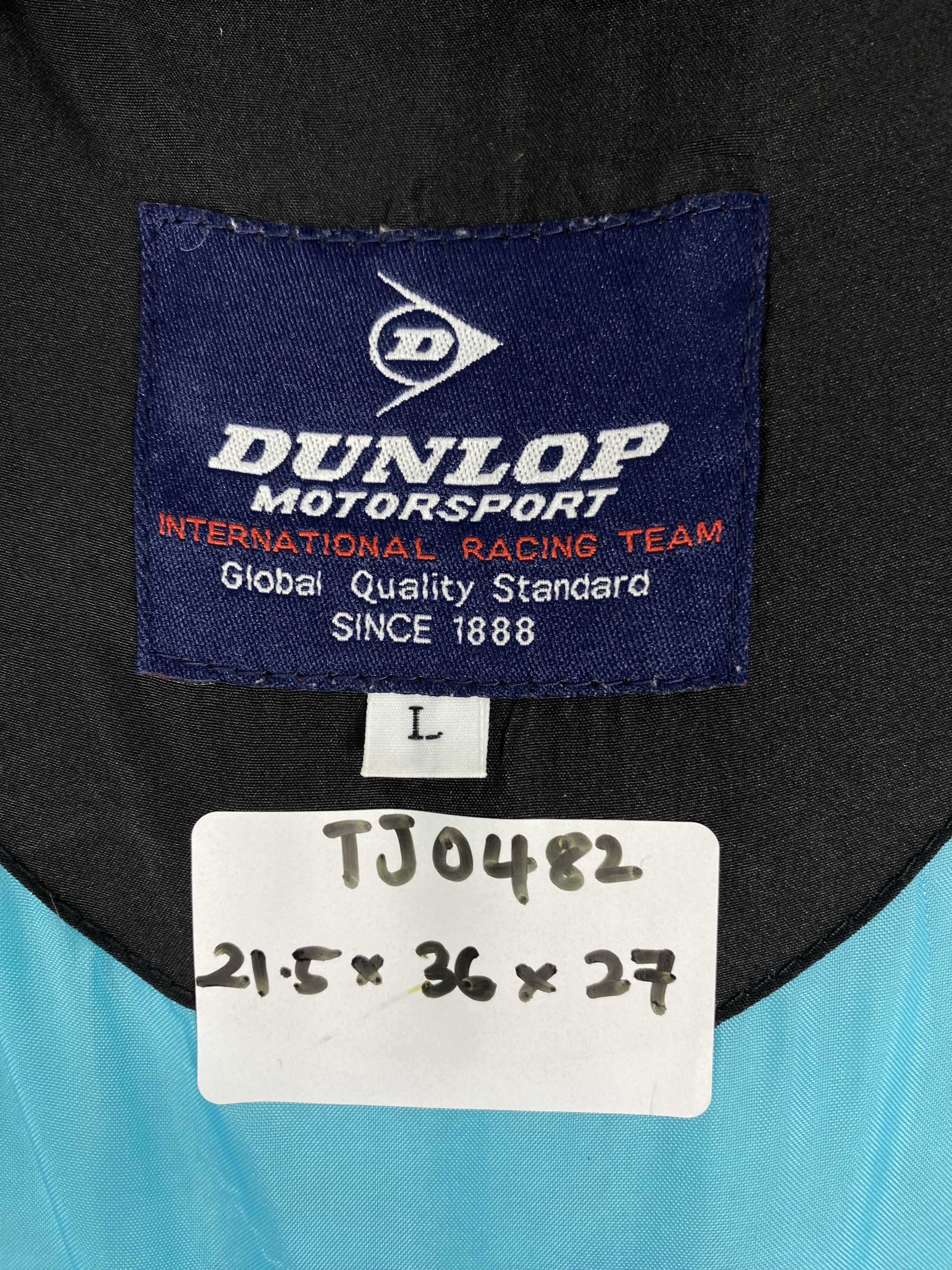 Dunlop Vintage Dunlop Hoodie Zip Up Sportwear Jacket Size US L / EU 52-54 / 3 - 10 Thumbnail