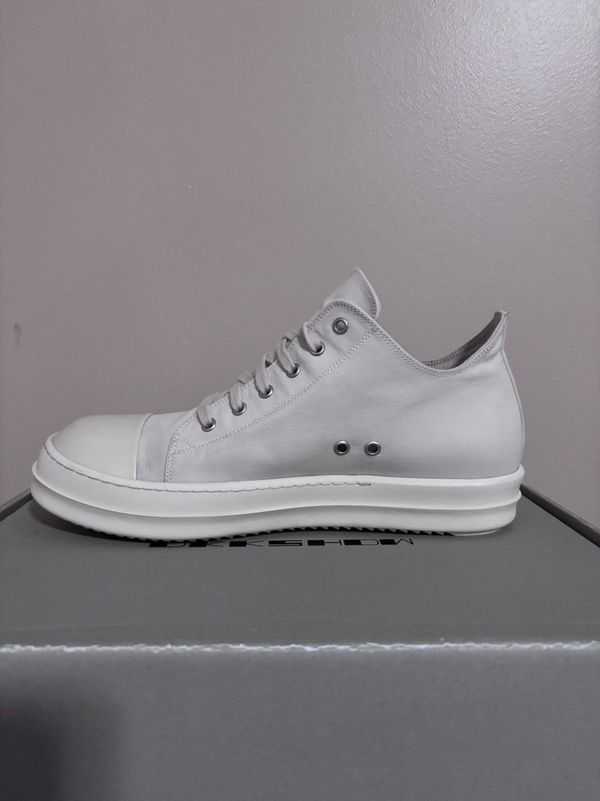 Rick Owens Rick Owen’s Low Ramone Natural & Milk Size US 11 / EU 44 - 6 Thumbnail