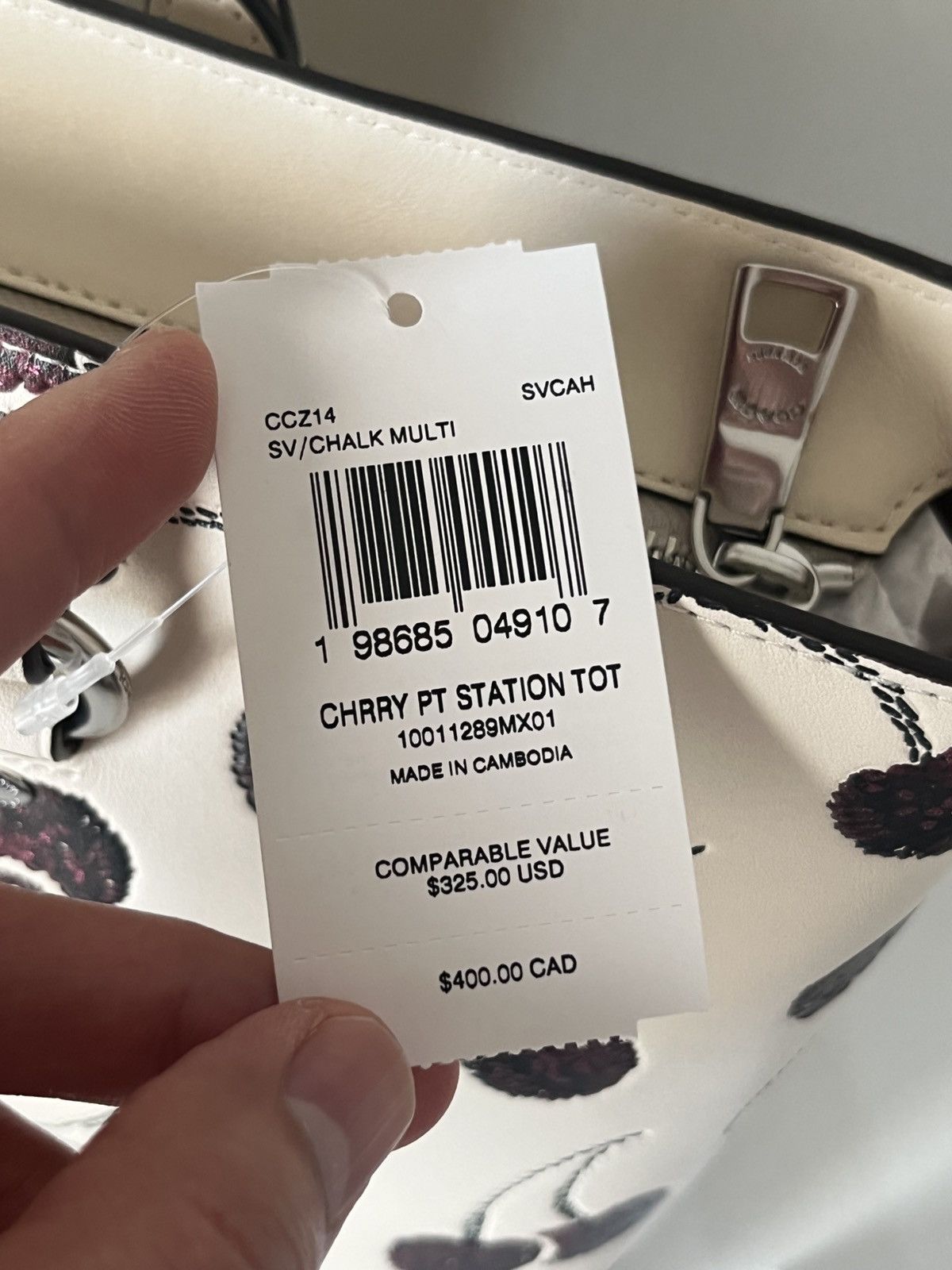 Coach Coach Station Tote With Cherry Printed Size ONE SIZE - 5 Thumbnail