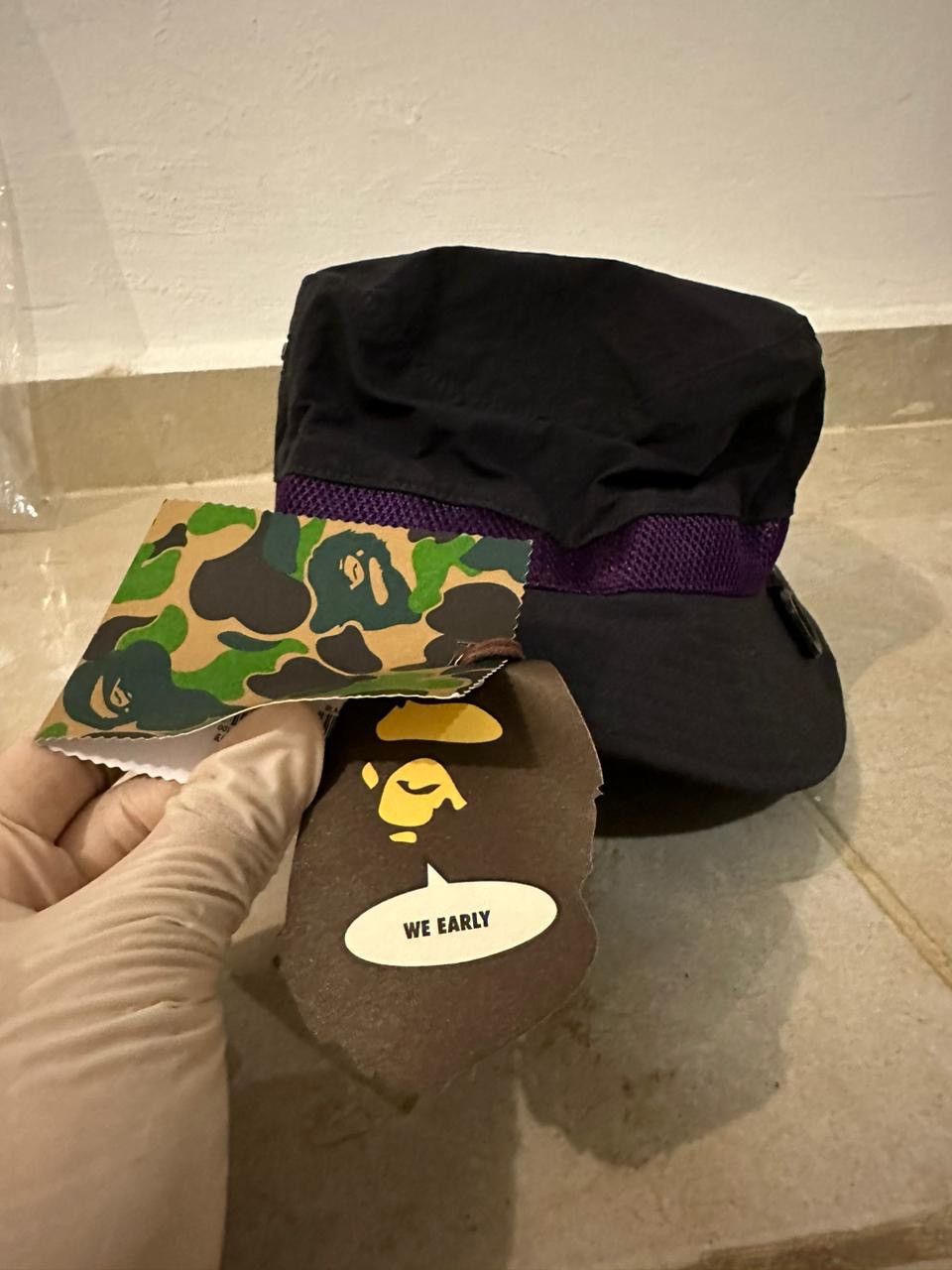 Bape College Mesh Bucket Hat Size ONE SIZE - 4 Thumbnail