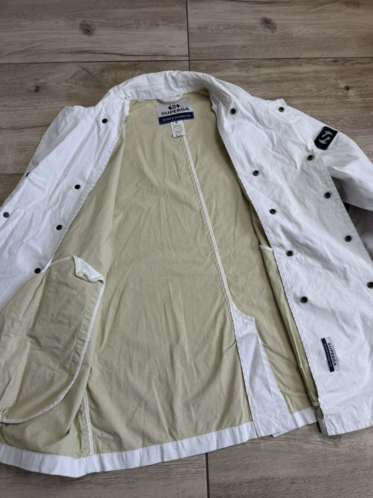 Massimo Osti 1997 Massimo Osti Superga Double Breasted Archive Jacket Size US S / EU 44-46 / 1 - 17 Thumbnail