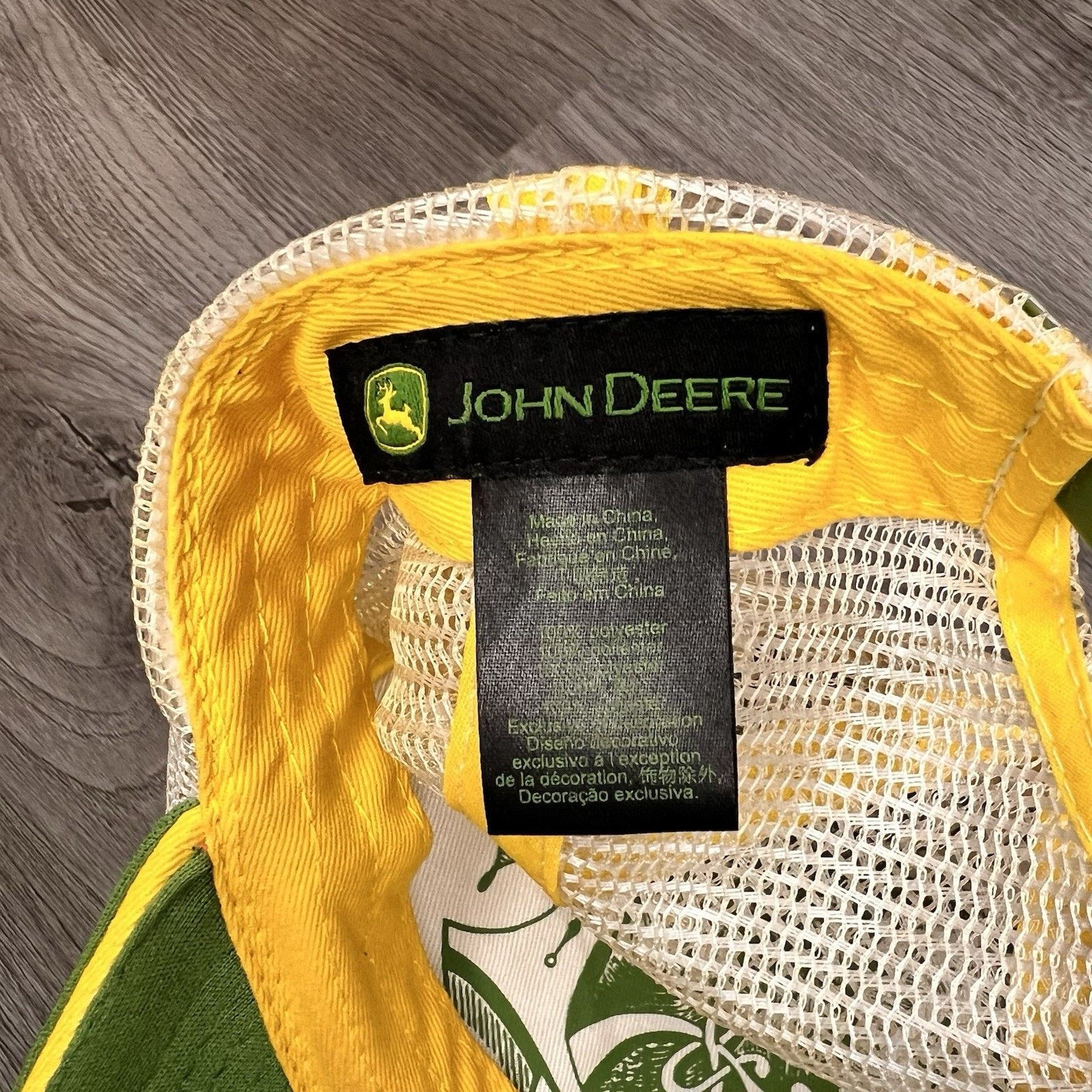 John Deere John Deere Adjustable Hat 90S/OOS/Y2K Size ONE SIZE - 4 Thumbnail