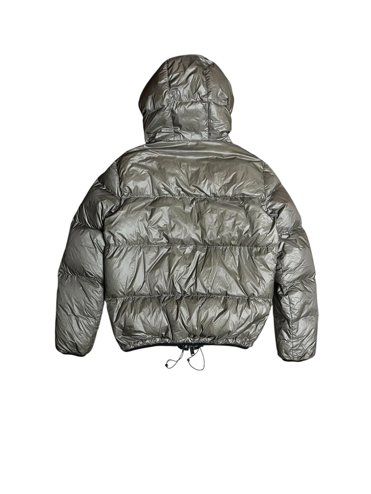 Dsquared2 DSQUARED2 Khaki Olive Metallic Down Puffer Jacket Hooded Size US M / EU 48-50 / 2 - 2 Thumbnail