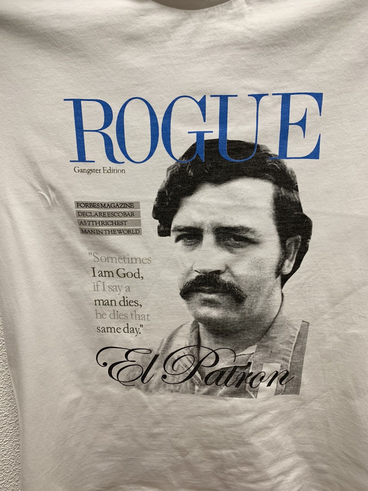 Rogue Weekend Offender Rogue t-shirt M El Patron Ganster Edition Size US M / EU 48-50 / 2 - 3 Thumbnail