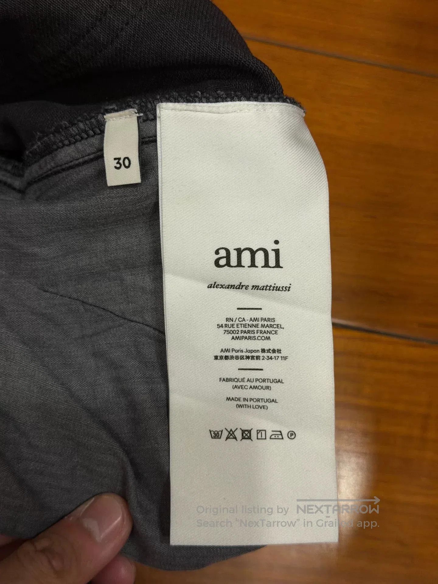 AMI AMI Black Cargo Wide. Size US 30 / EU 46 - 6 Thumbnail