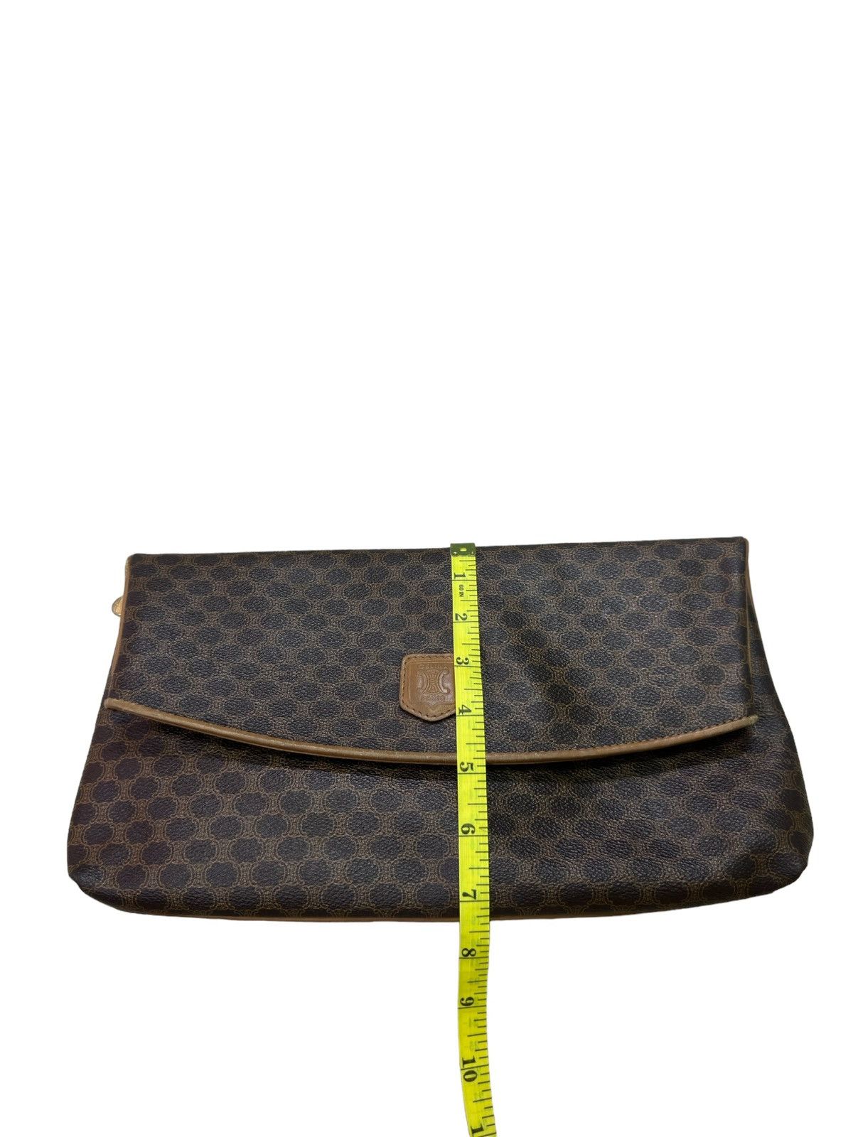 Celine × Vintage AUTHENTIC VINTAGE CELINE MACADAM CLUTCH BAG Size ONE SIZE - 21 Thumbnail