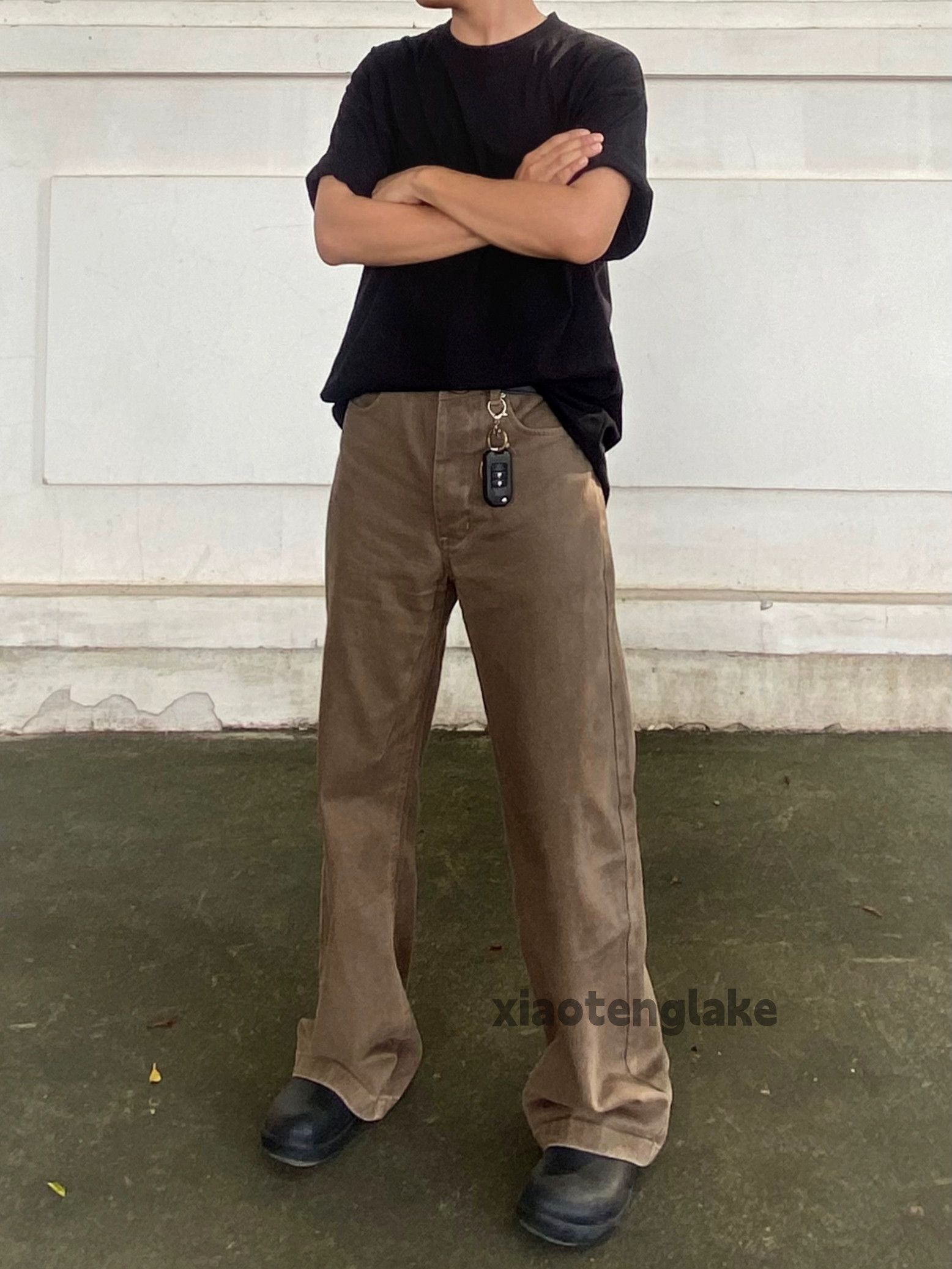 Fugazee Men's Boot Cut Corduroy Pants Bootcut Pants Fugazee