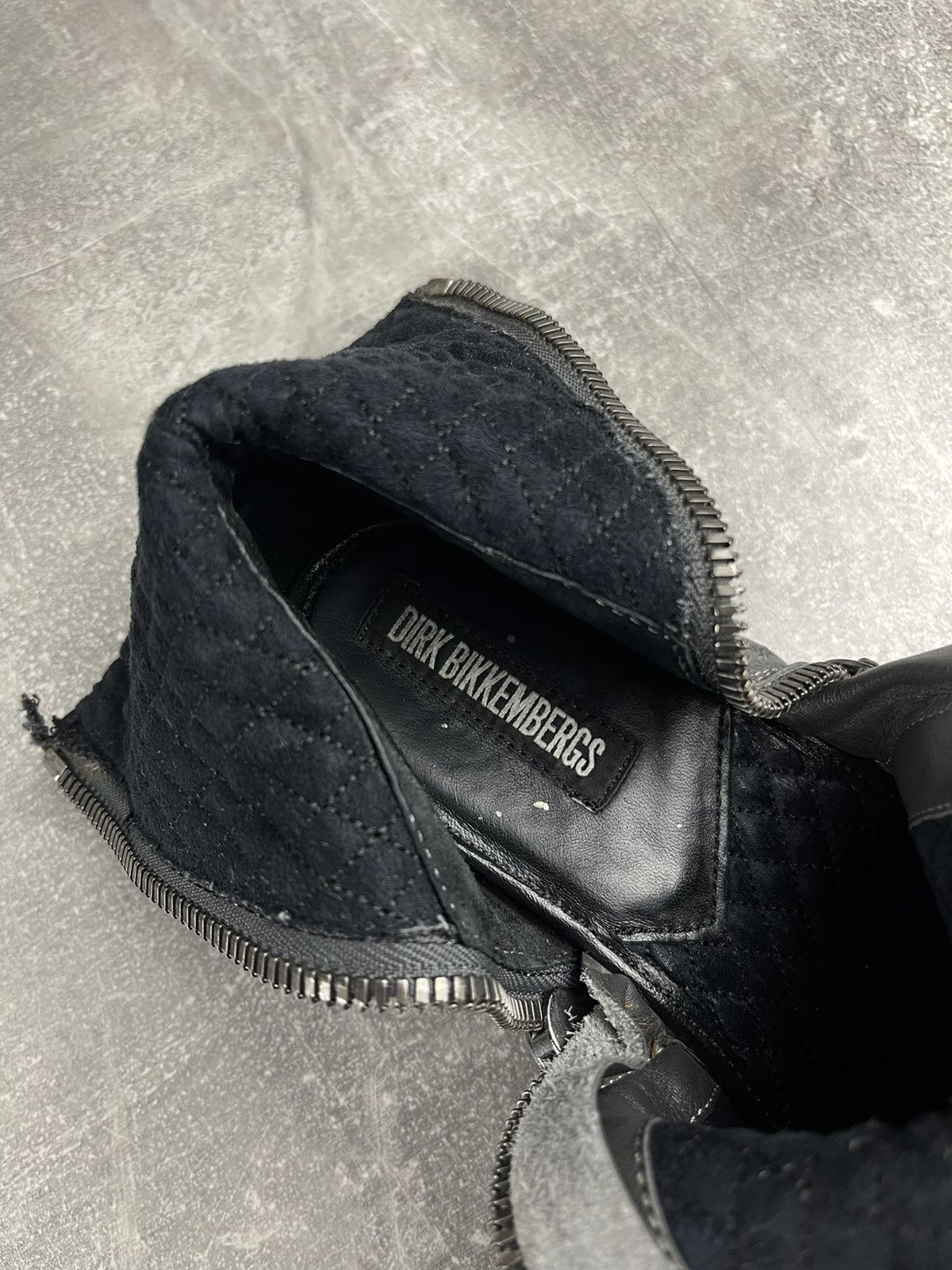 Dirk Bikkembergs Dirk Bikkembergs Leather Ankle Zip Boots Black Size US 7 / IT 37 - 12 Thumbnail