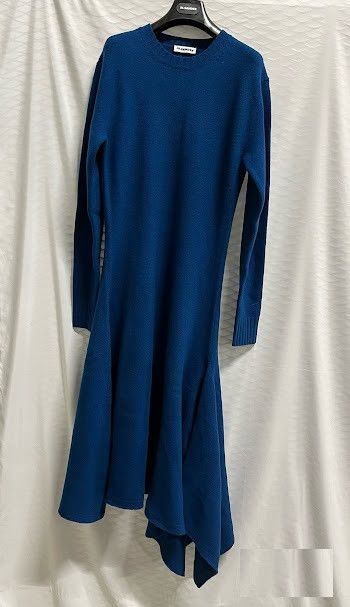 Jil Sander o1loc1c1124 Dress in Navy Size L / US 10 / IT 46 - 1 Preview