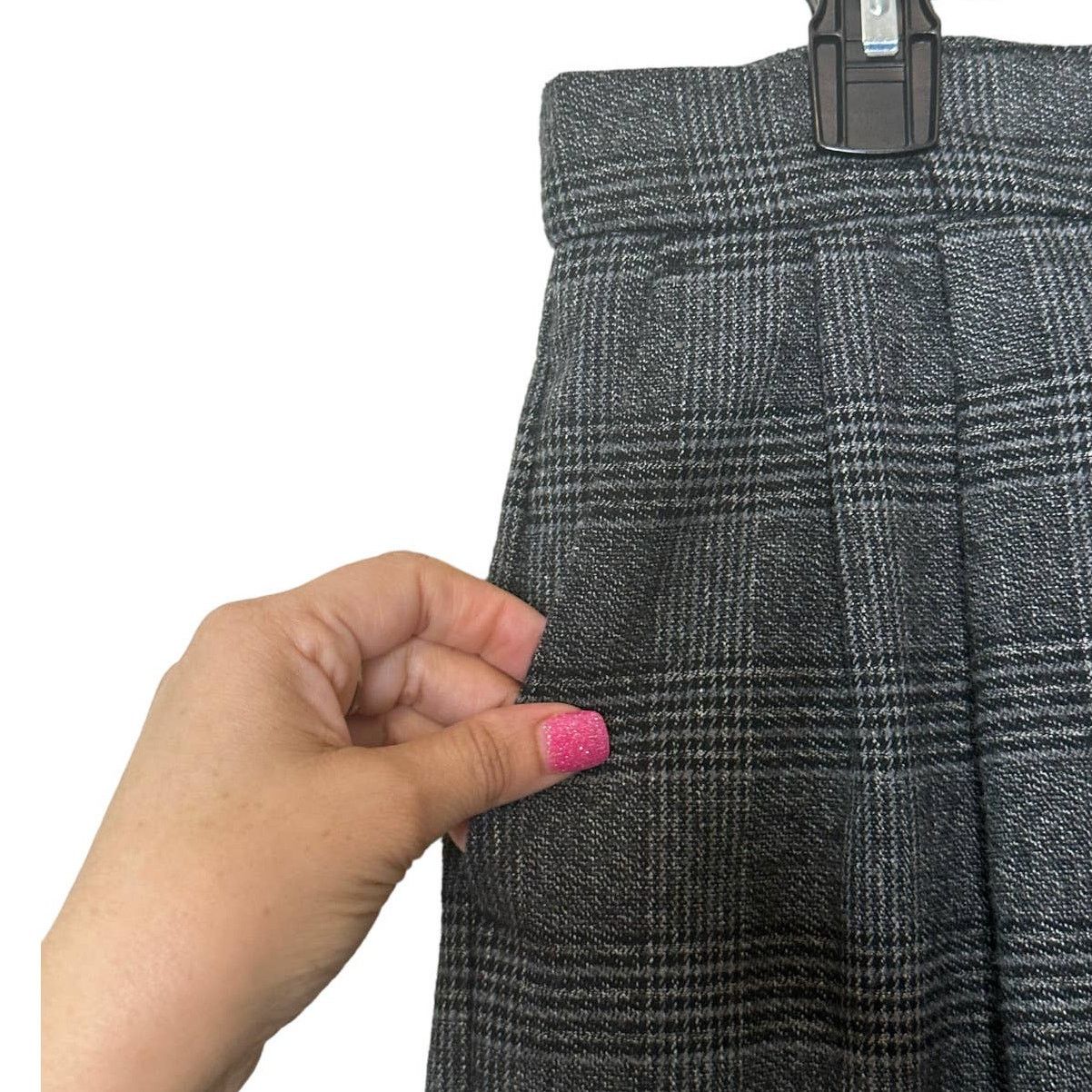 Zara Zara plaid pleated cuffed ankle hems pants size XS Size 30" / US 8 / IT 44 - 6 Thumbnail