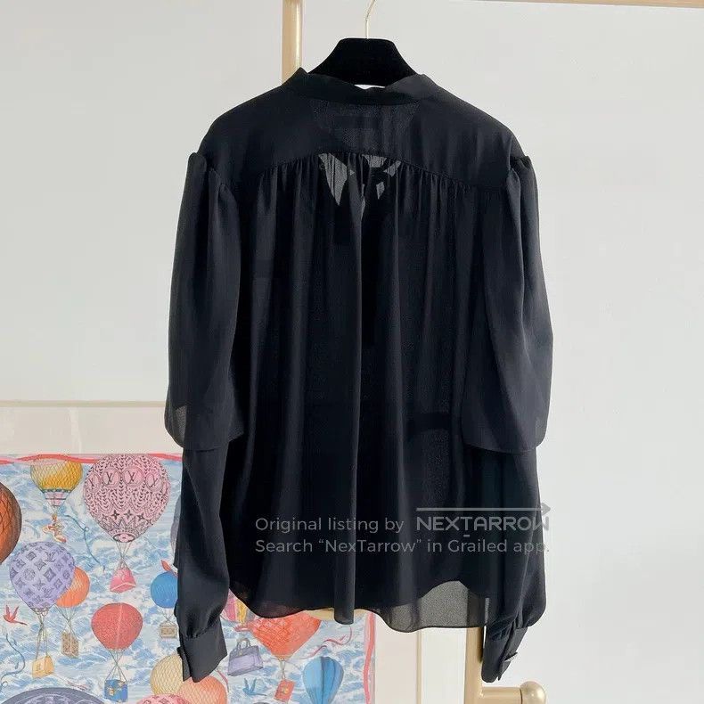 Balenciaga Balenciaga Black Top, Size 36 Size XS / US 0-2 / IT 36-38 - 2 Thumbnail