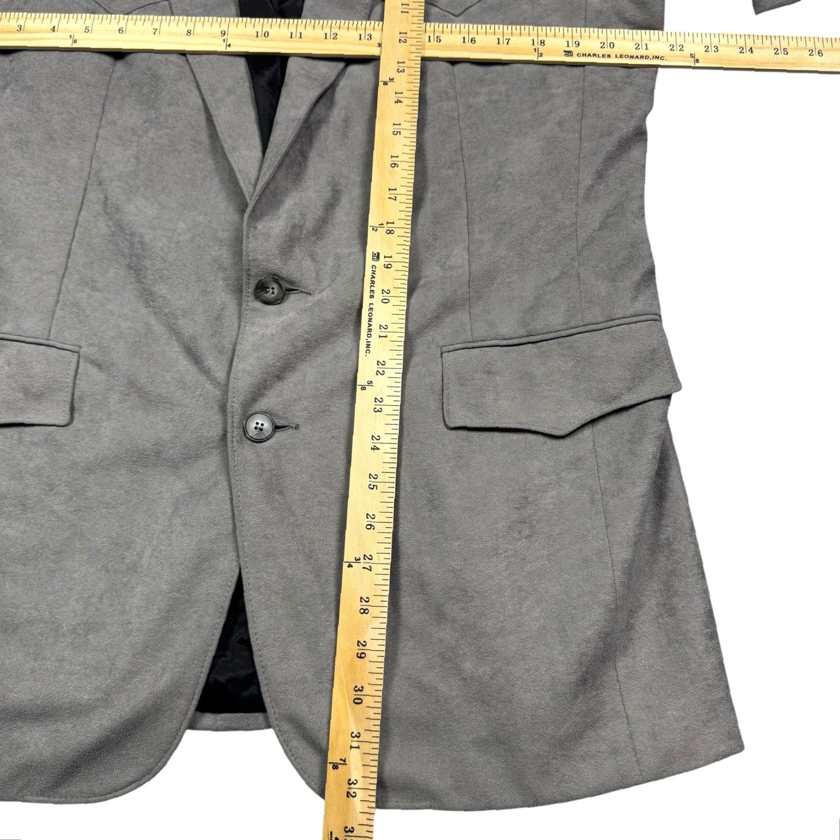 Vintage Pagano West Sport Coat Mens 42L Vintage USA Made Suede Blazer Western Cowboy Jacket Size 42R - 7 Thumbnail