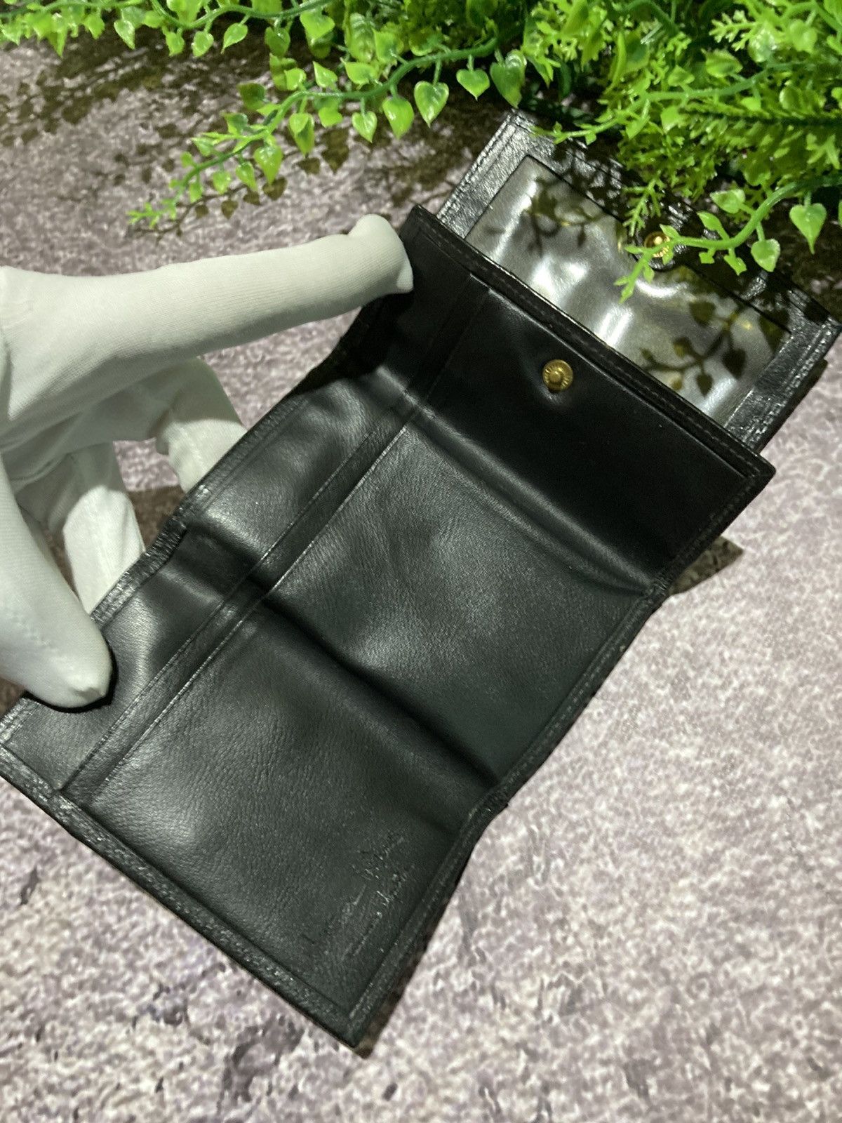 Number (N)ine NUMBER (N)INE Takahiro Miyashita Vintage 3-ld Wallet Leather Size ONE SIZE - 10 Thumbnail