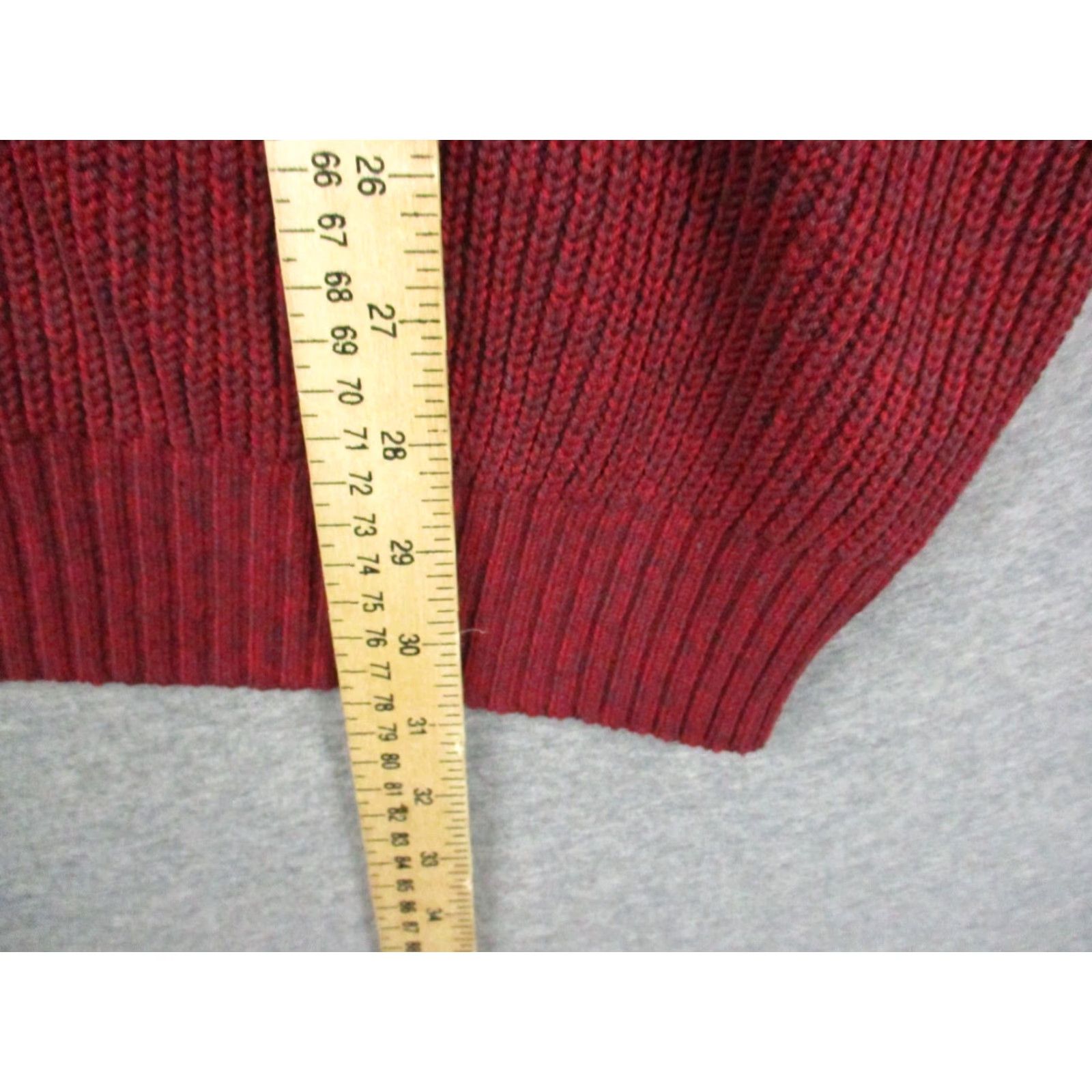 Izod IZOD 1/4 Zip Pullover Sweater XXL Men's Heathered Red Tight Knit NWT Size US XXL / EU 58 / 5 - 6 Thumbnail