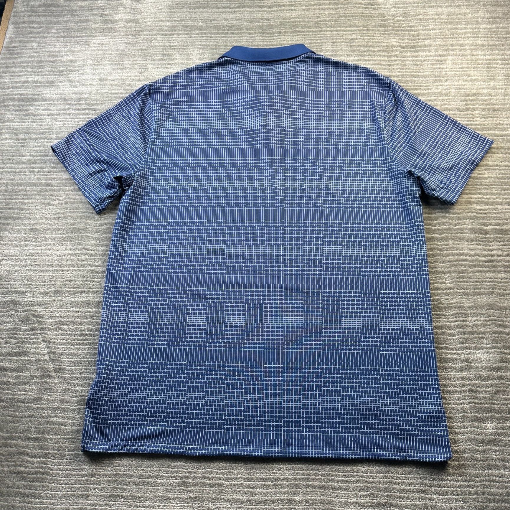 Nike Nike Shirt Mens Large Blue Vapor All Over Print Dri Fit Golf Size US L / EU 52-54 / 3 - 2 Thumbnail