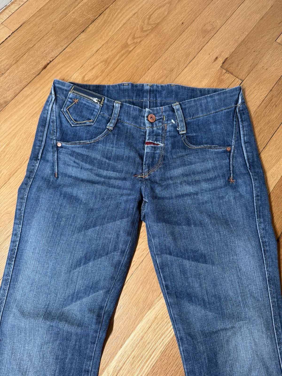 Marithe + Francois Girbaud Marithe Francois Girbaud Star Embroidered Western Denim Size US 30 / EU 46 - 4 Thumbnail