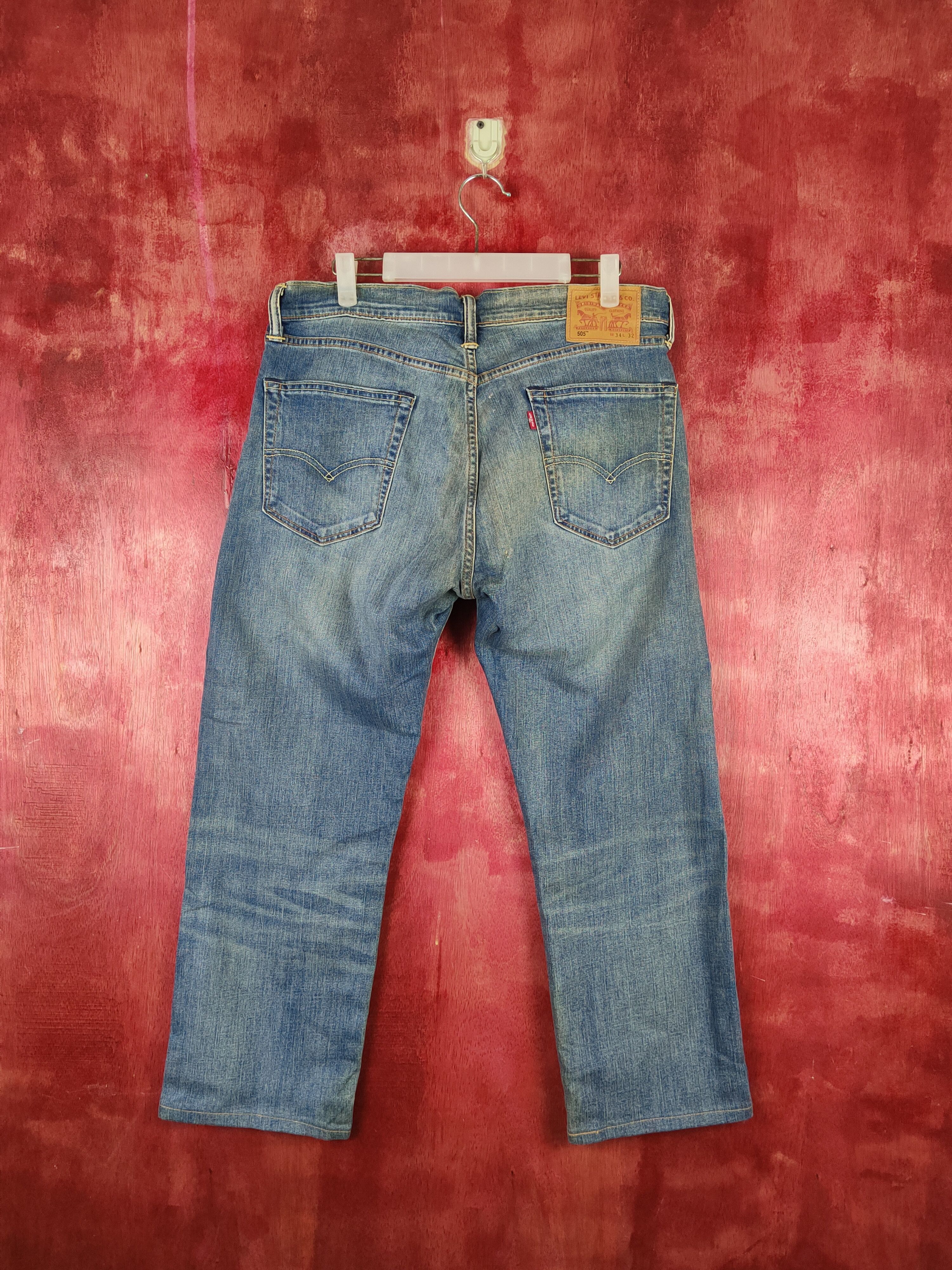 Japanese Brand × Levi's Levi's Blue Faded Distressed Ripped Jeans #S1835 Size US 34 / EU 50 - 7 Thumbnail