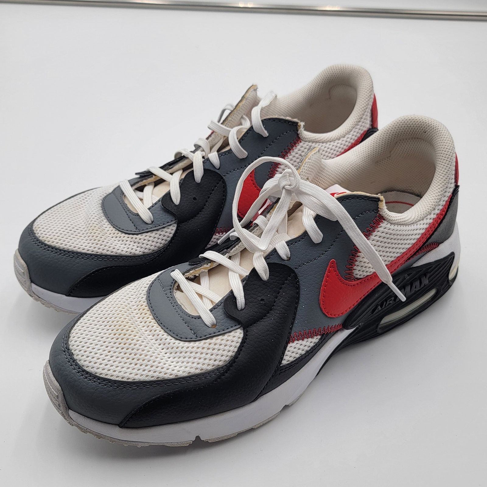 Nike Nike Air Max Excee White University Red - Men's Size 11 Size US 11 / EU 44 - 1 Thumbnail