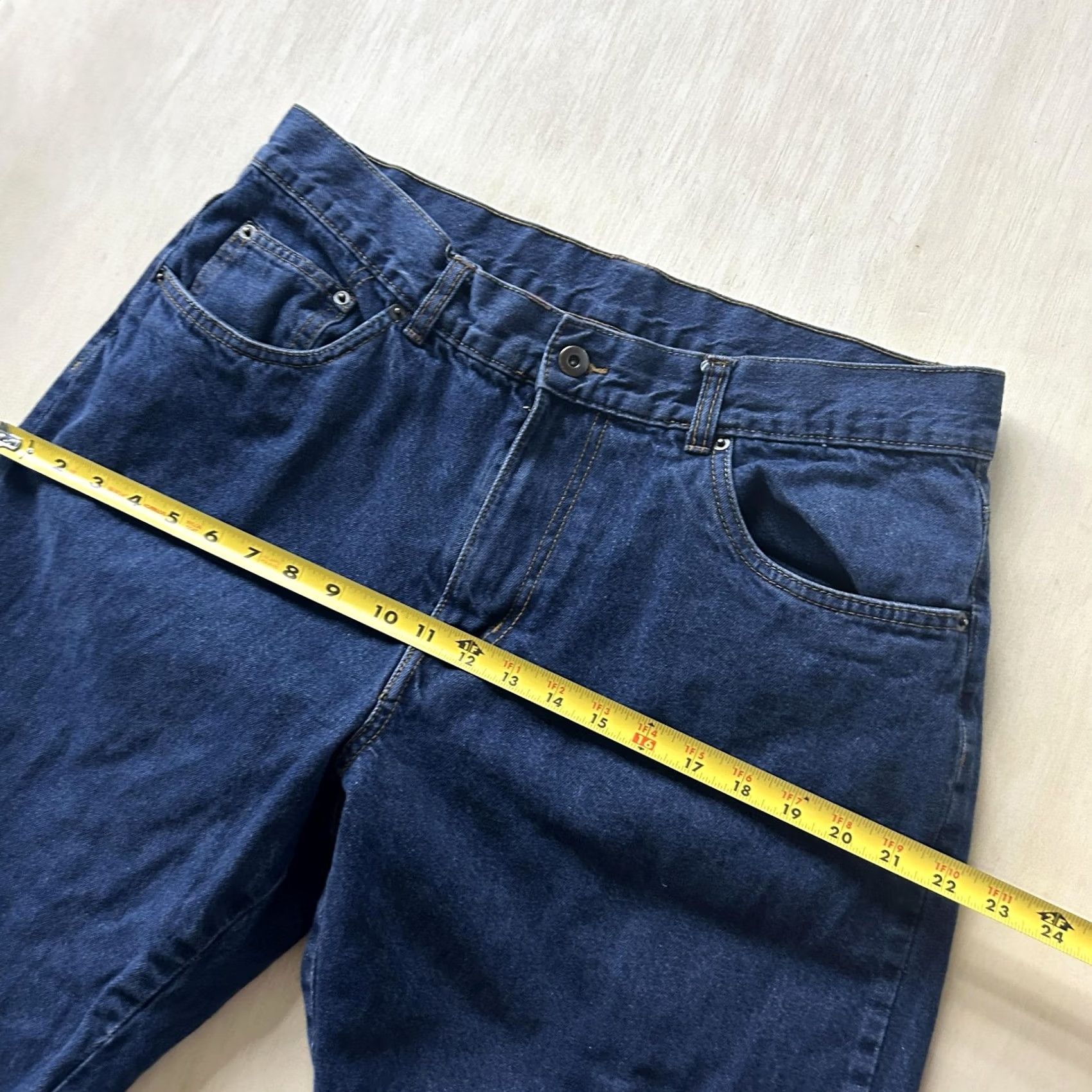 Vintage Adventuridge Jeans Mens 36x34 Blue Flannel Lined Straight Leg Denim Winter Denim Jeans Straight Mens Blue 36x34 Winter Fall 5-Pocket Mens Size US 36 / EU 52 - 6 Thumbnail