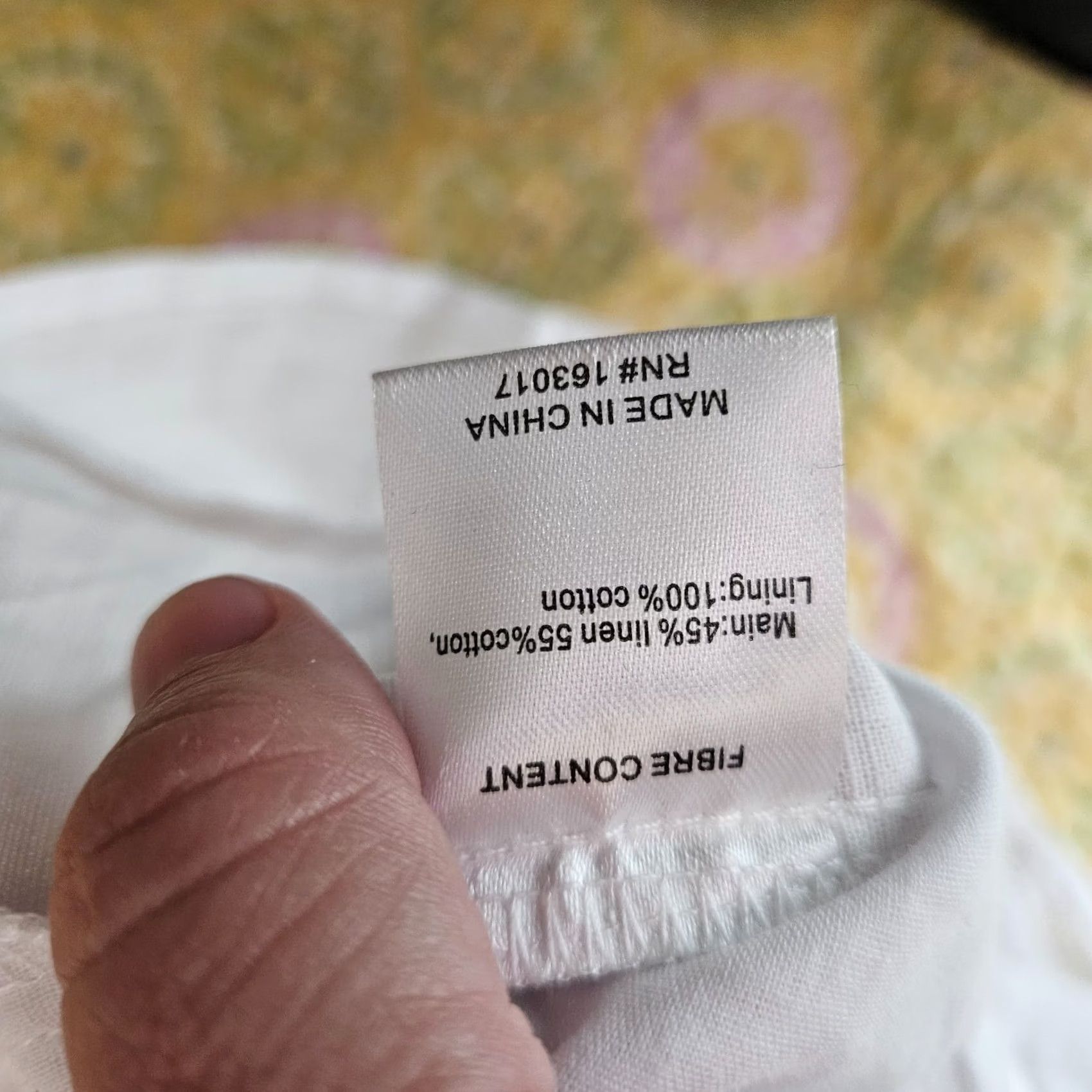 PRINCESS POLLY Princess Polly Iseadoria Frill Women's Cropped Button Up Tank Top Size 0 White Cotton Blend Linen Short Sleeve Regular Knit Shirt Size XS / US 0-2 / IT 36-38 - 3 Thumbnail