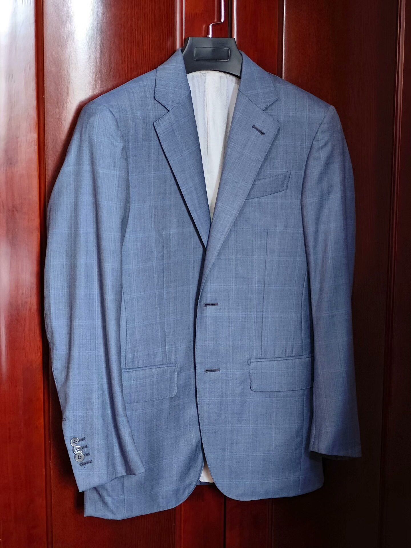 Ermenegildo Zegna Custom Blue Wool Suit by Zegna Size US XS / EU 42 / 0 - 1 Thumbnail
