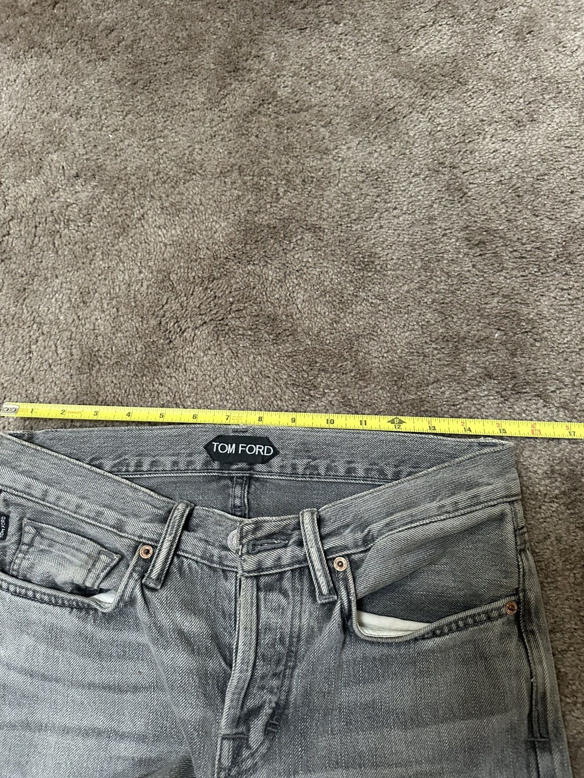 Tom Ford Tom ford grey selvidge denim size 29 Size US 29 - 4 Thumbnail