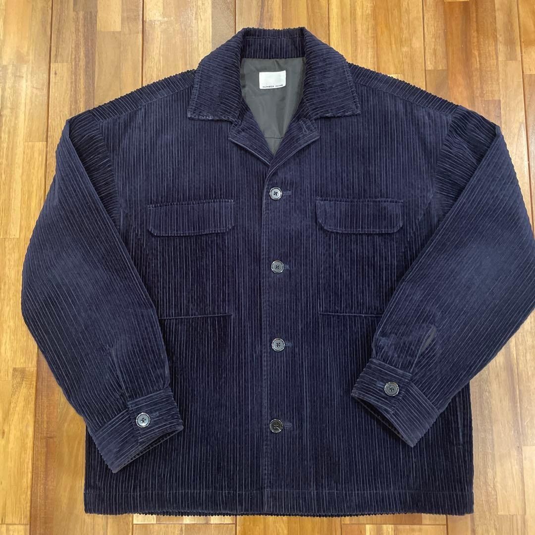 Number Nine Oversized Corduroy CPO Shirt Jacket