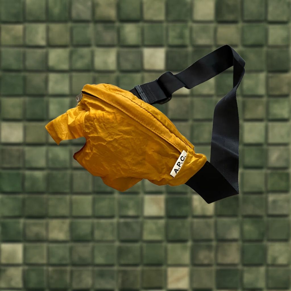 A.P.C. A.P.C Nylon Crossbody Bag Unisex Adults Yellow Crossbody Bag Nylon Unisex Yellow A.P.C Size ONE SIZE - 1 Thumbnail