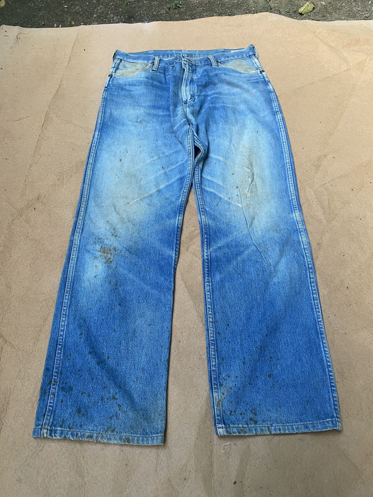If Six Was Nine × Le Grande Bleu (L.G.B.) × Wrangler Vintage Wrangler blue bell denim Size US 34 / EU 50 - 1 Thumbnail