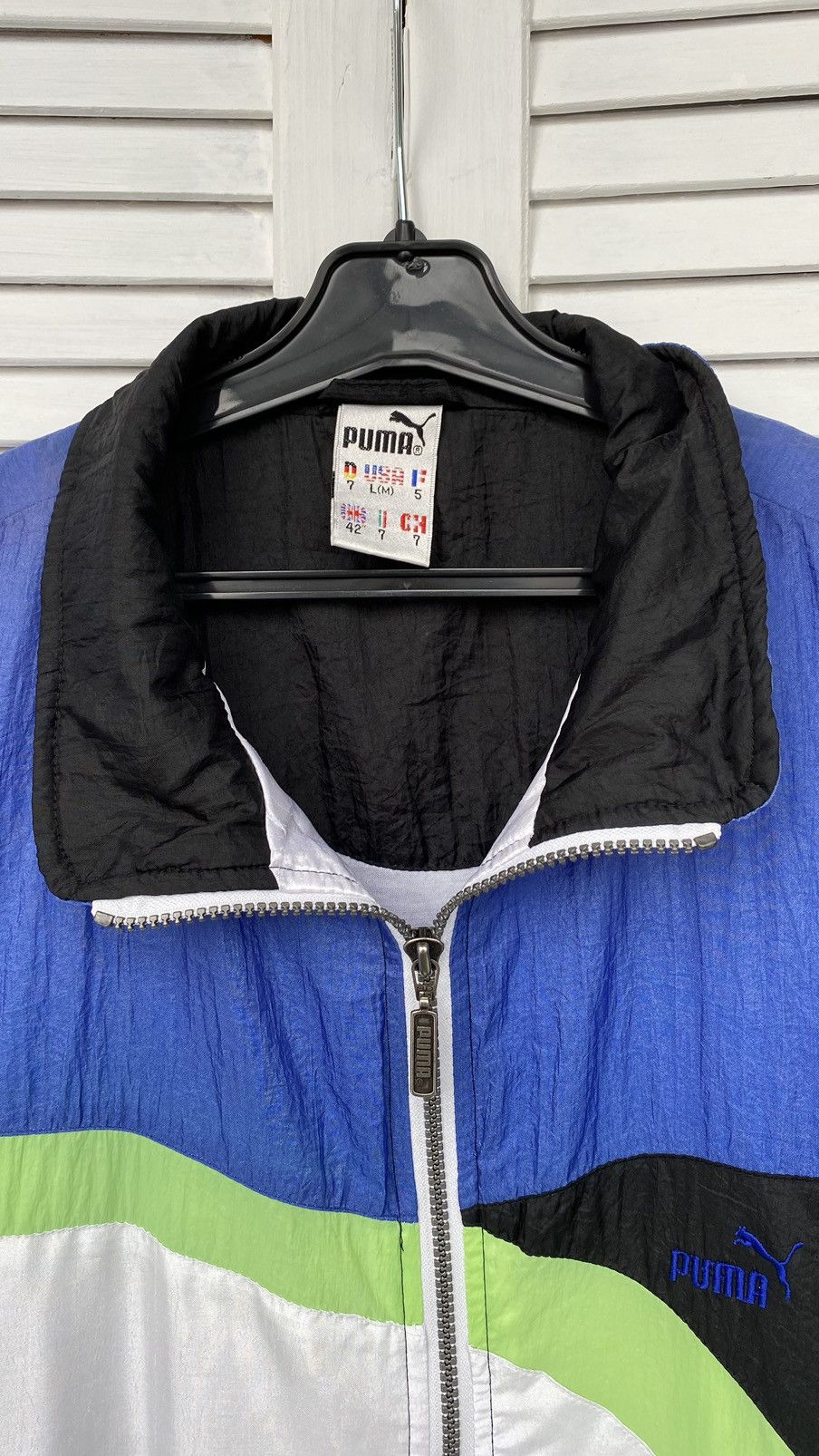Puma × Vintage Vintage Puma Track Retro Jacket 90s 80s Size US L / EU 52-54 / 3 - 4 Thumbnail