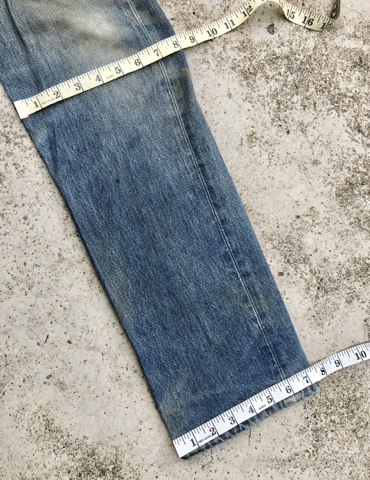Levi's VINTAGE 90s LEVIS 501 DIRTY DISTRESSED DENIM Size US 28 / EU 44 - 12 Thumbnail