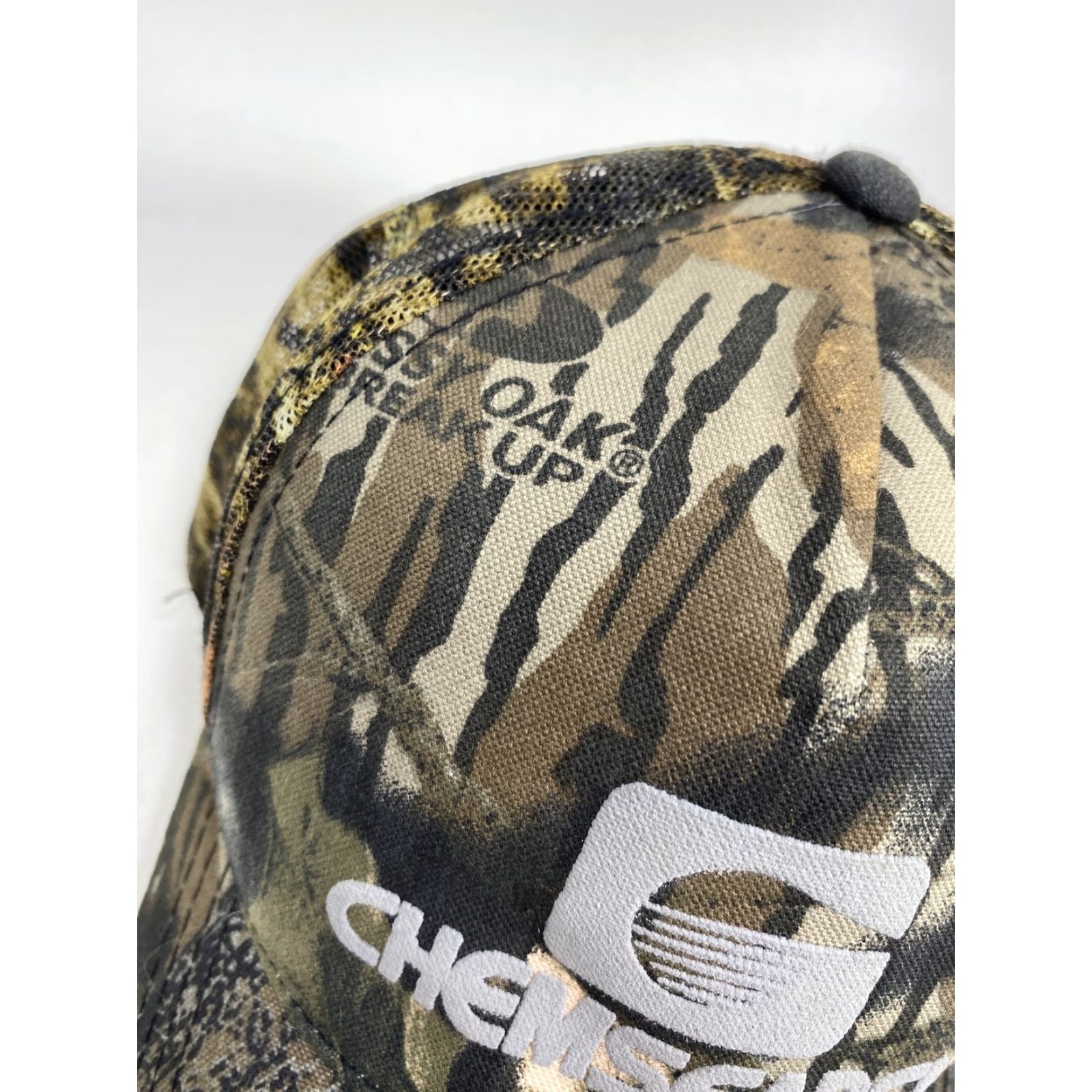 Vintage VINTAGE Outdoor Cap CHEMSEARCH Mossy Oak Break Up Camouflage Strapback Hat Cap Size ONE SIZE - 3 Thumbnail