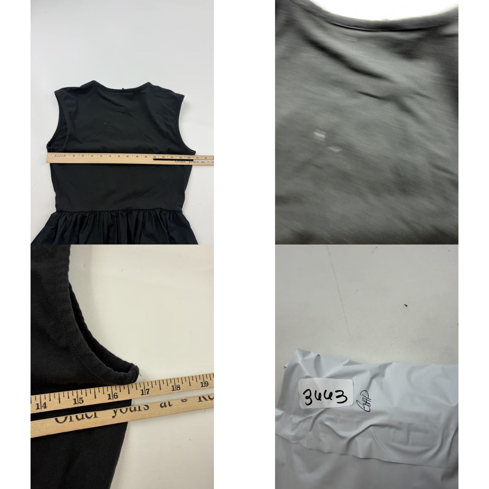 Gap VINTAGE? No. Actually Gap Dress Womens Medium Black Sleeveless Crew Neck Maxi Fit & Flare Casual Size M / US 6-8 / IT 42-44 - 8 Thumbnail