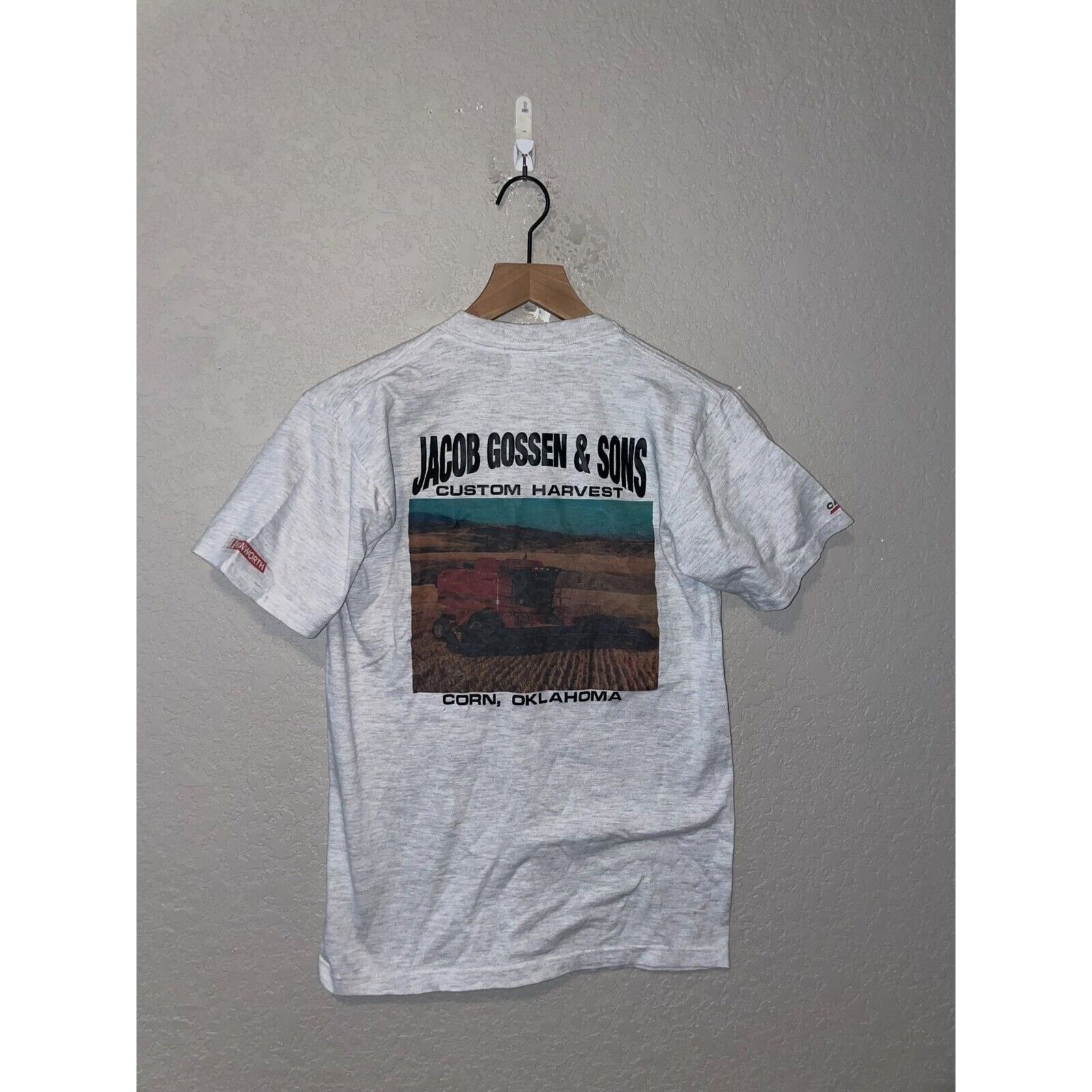 Jerzees Vintage Jacob Gossen & Sons Shirt Custom Corn OK Tee 90s S Size US S / EU 44-46 / 1 - 1 Thumbnail