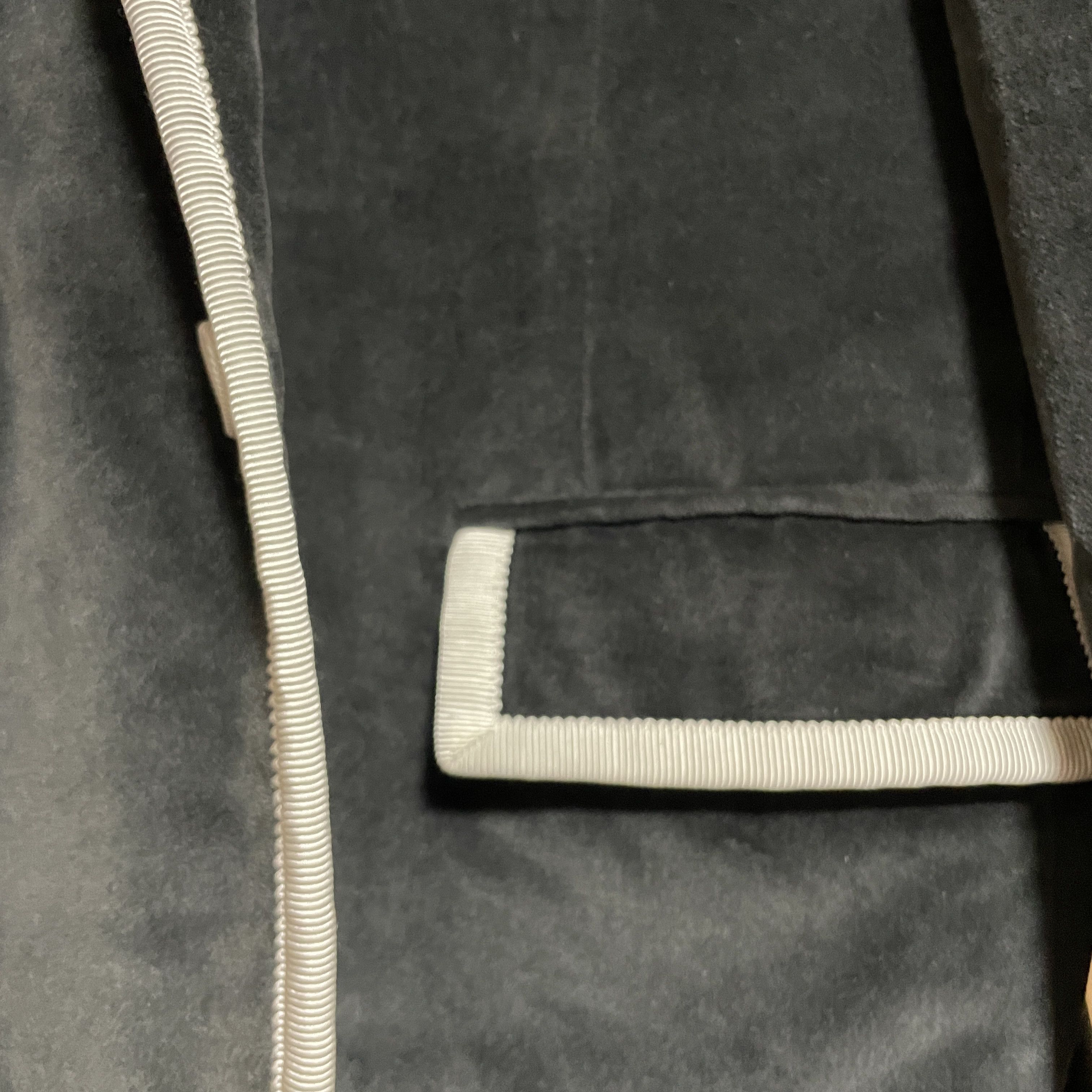 Thom Browne Thom Browne Velvet Piping Black Jacket Size 1 Size 36R - 5 Thumbnail