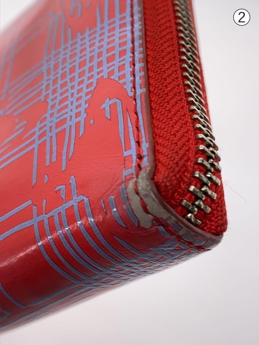 Vivienne Westwood Vivienne Westwood Whole Pttn Long Wallet Red Size ONE SIZE - 8 Thumbnail