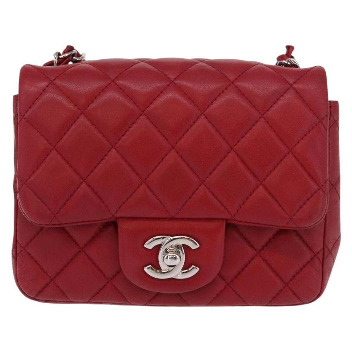 Chanel Chanel Square Classic Single Flap Bag Quilted Lambskin Size ONE SIZE - 1 Thumbnail