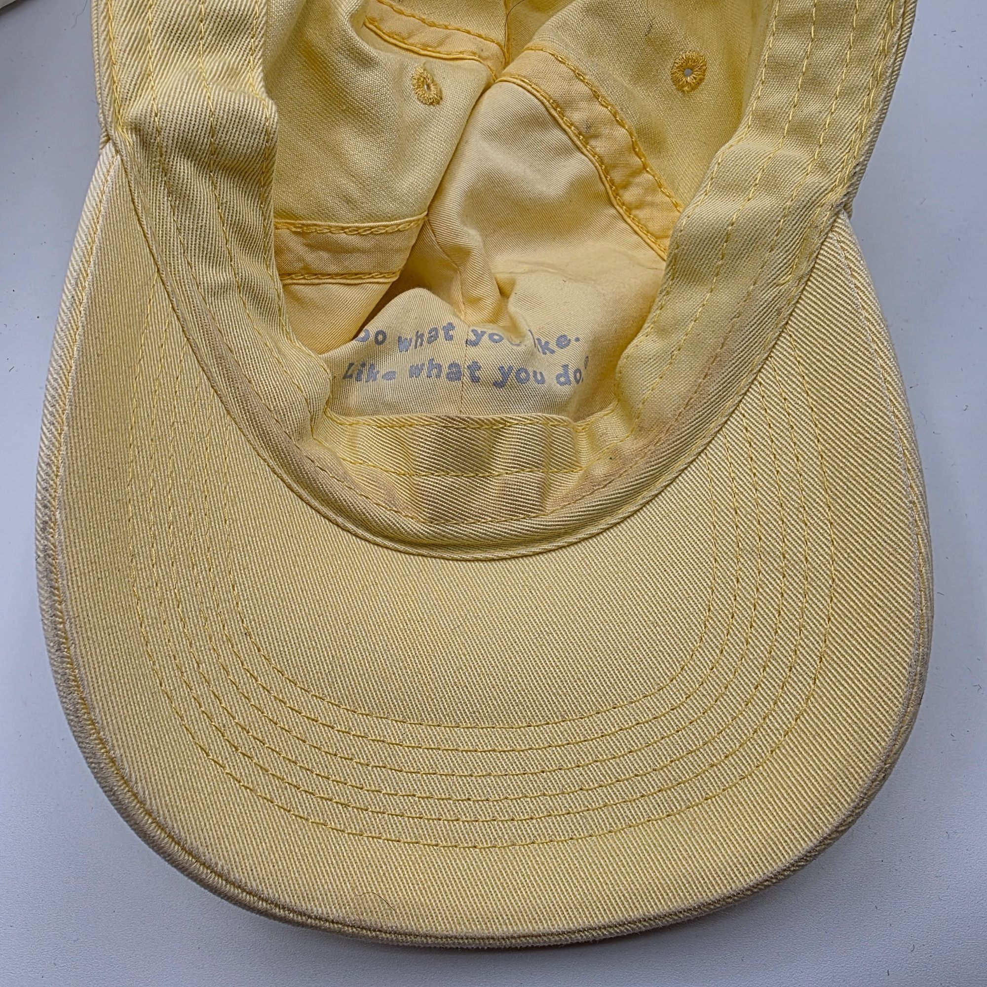 Life is Good Life Is Good Yellow Baseball Cap Hat Adirondack Chair Design Size ONE SIZE - 9 Thumbnail