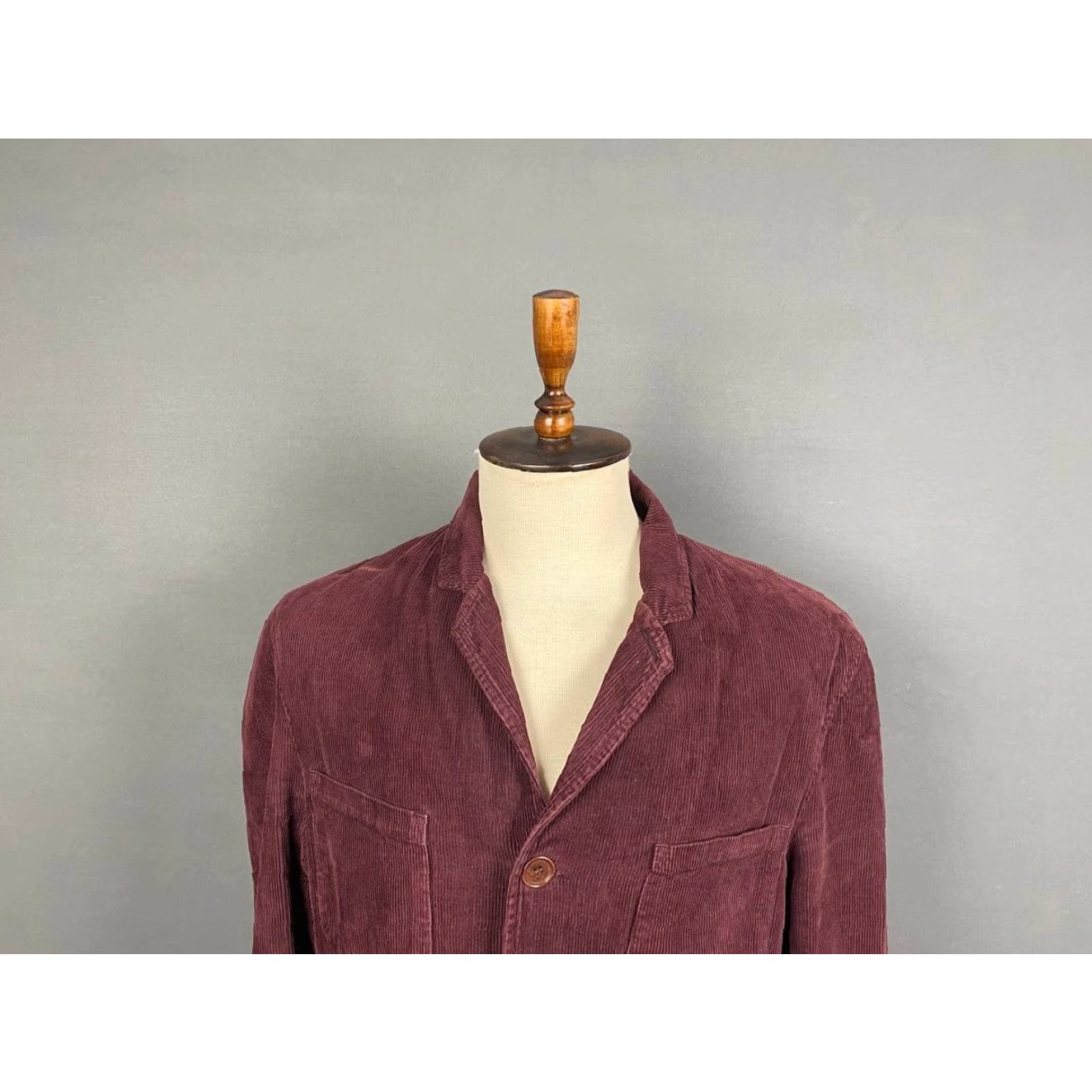 Universal Works Universal Works Blazer Coat Burgundy Corduroy Long Sleeve Jacket Mens Regular Sized Blazer Size US M / EU 48-50 / 2 - 7 Thumbnail