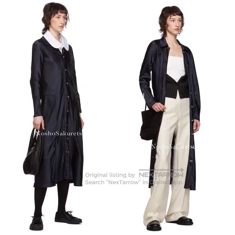 Comme des Garcons Comme Des Garcons Tailored Long Coat Dress Size S / US 4 / IT 40 - 5 Thumbnail