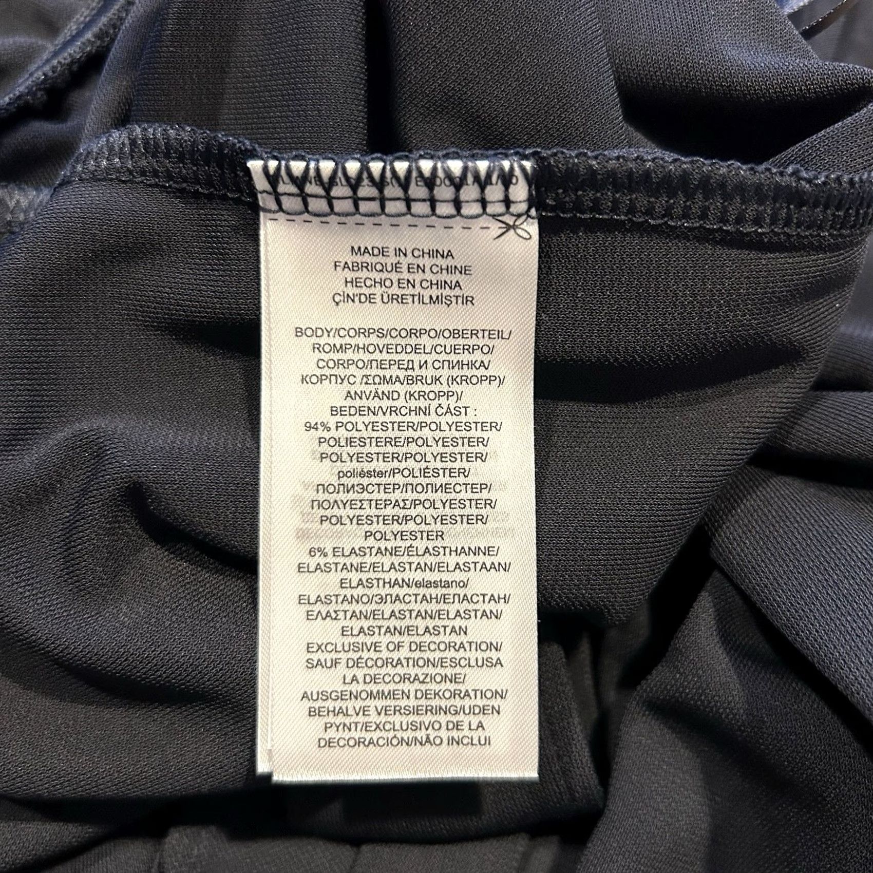 Ralph Lauren Ralph Lauren Navy Blue Knit Jumpsuit One-Piece V-Neck Zip Closure Pockets Leggings Included Regular Size M Women Size 32" / US 10 / IT 46 - 7 Thumbnail
