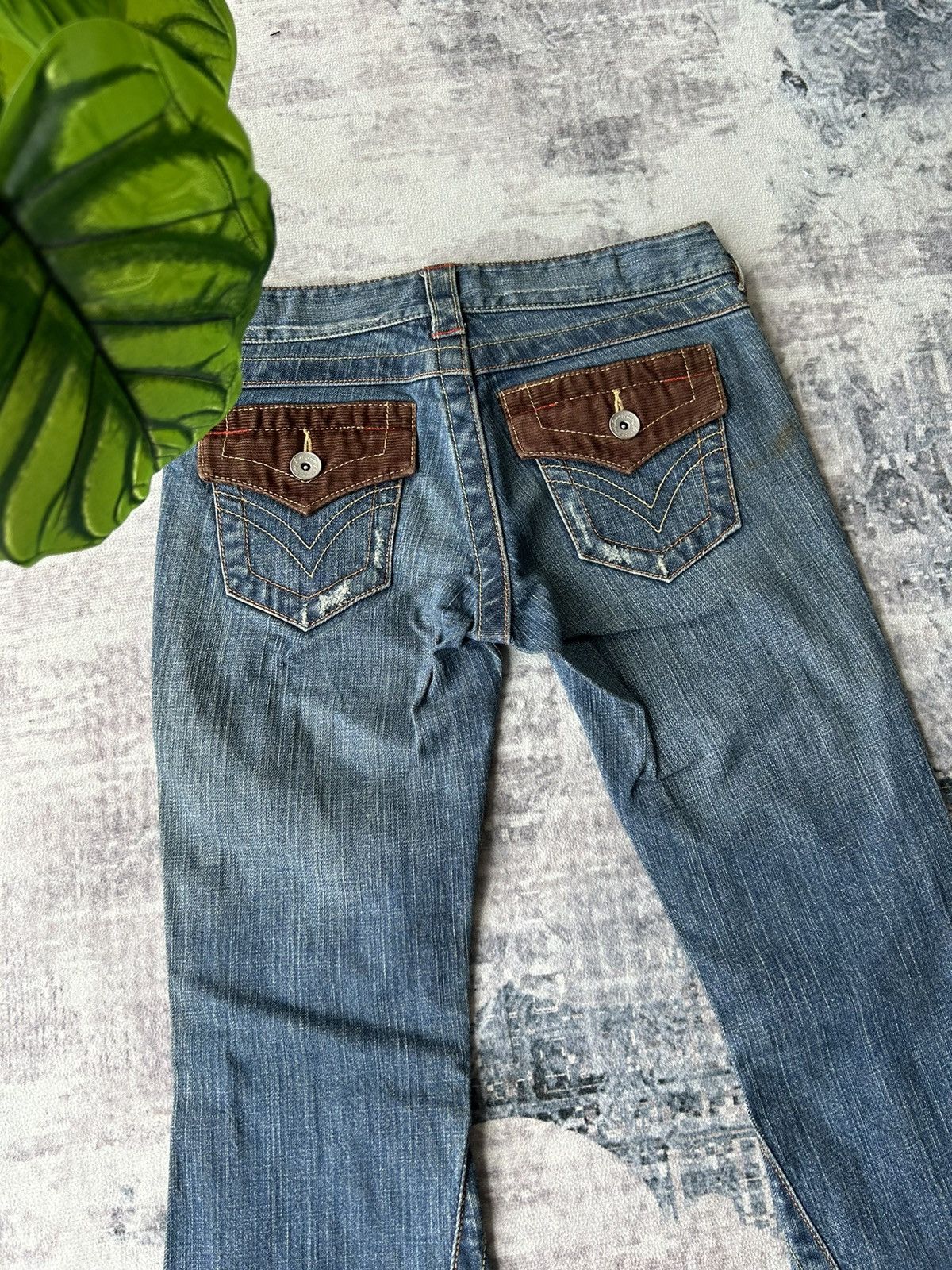 Tornado Mart A.v.v Design Flared jeans Size 28" / US 6 / IT 42 - 9 Thumbnail