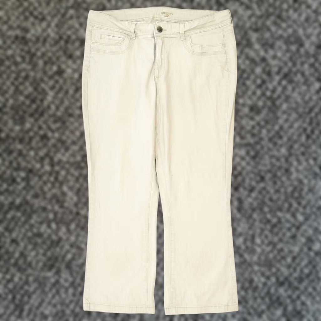 Lee LEE Grey Womens Riders Bootcut Trousers 2XL US 16 W38 L28 Classic Shirt/Workwear Style Casual Size 40" / US 18 - 1 Thumbnail