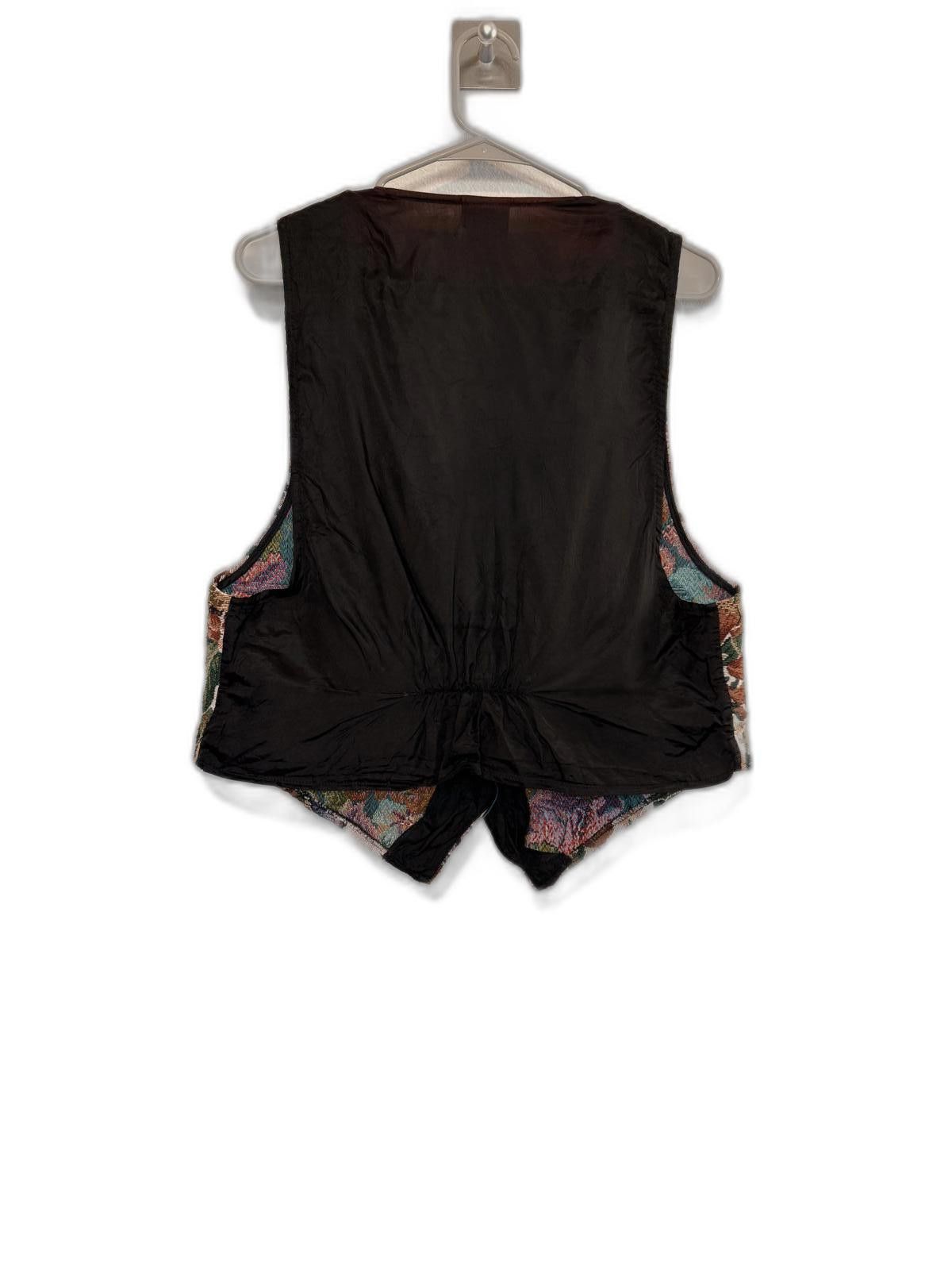 Designer Vintage Huntington Ridge Floral Print Vest Size L / US 10 / IT 46 - 3 Thumbnail