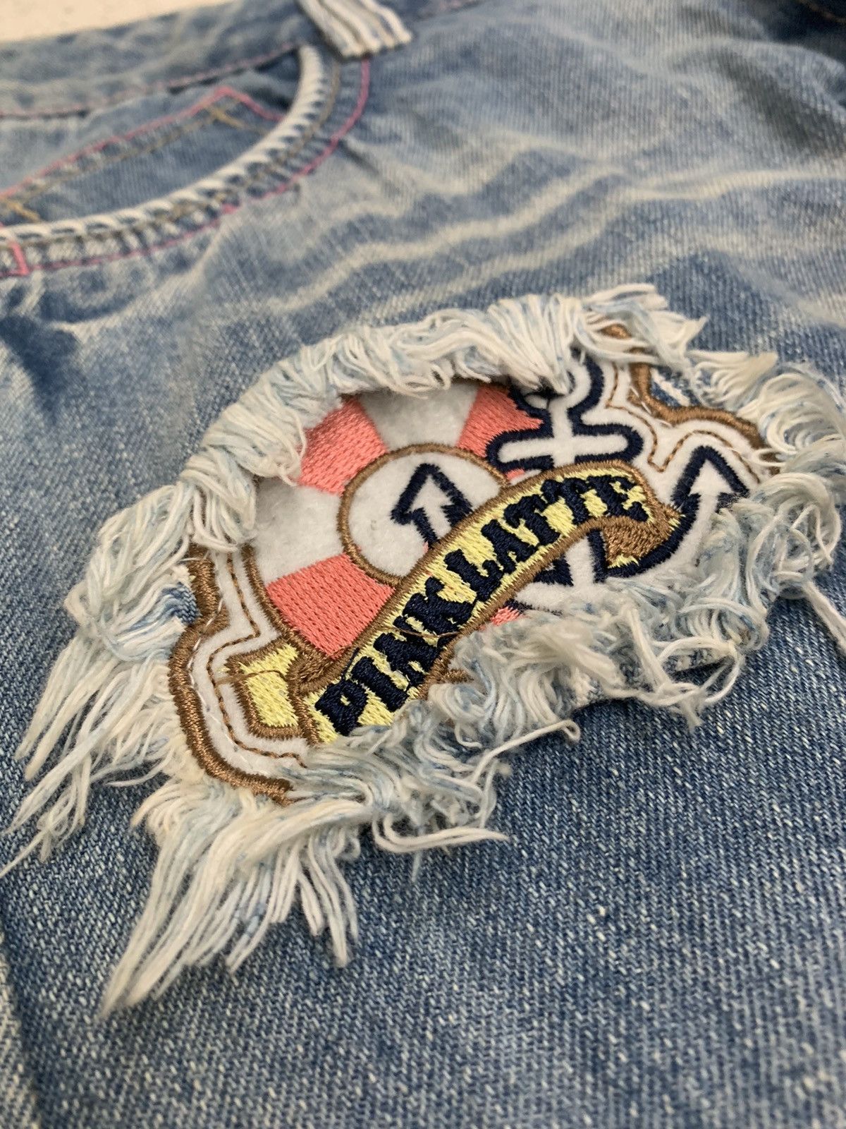 Hysteric Glamour × Japanese Brand Pink Latte Back Double Waist Patches Girl Wording Hickory Size US 28 / EU 44 - 7 Thumbnail