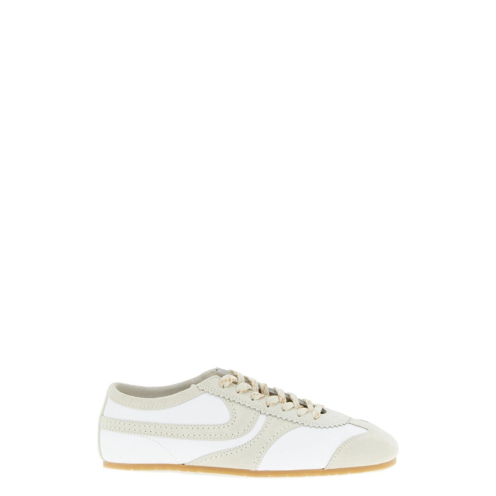 DRIES VAN NOTEN White Suede Sneakers New And Authentic (Men'