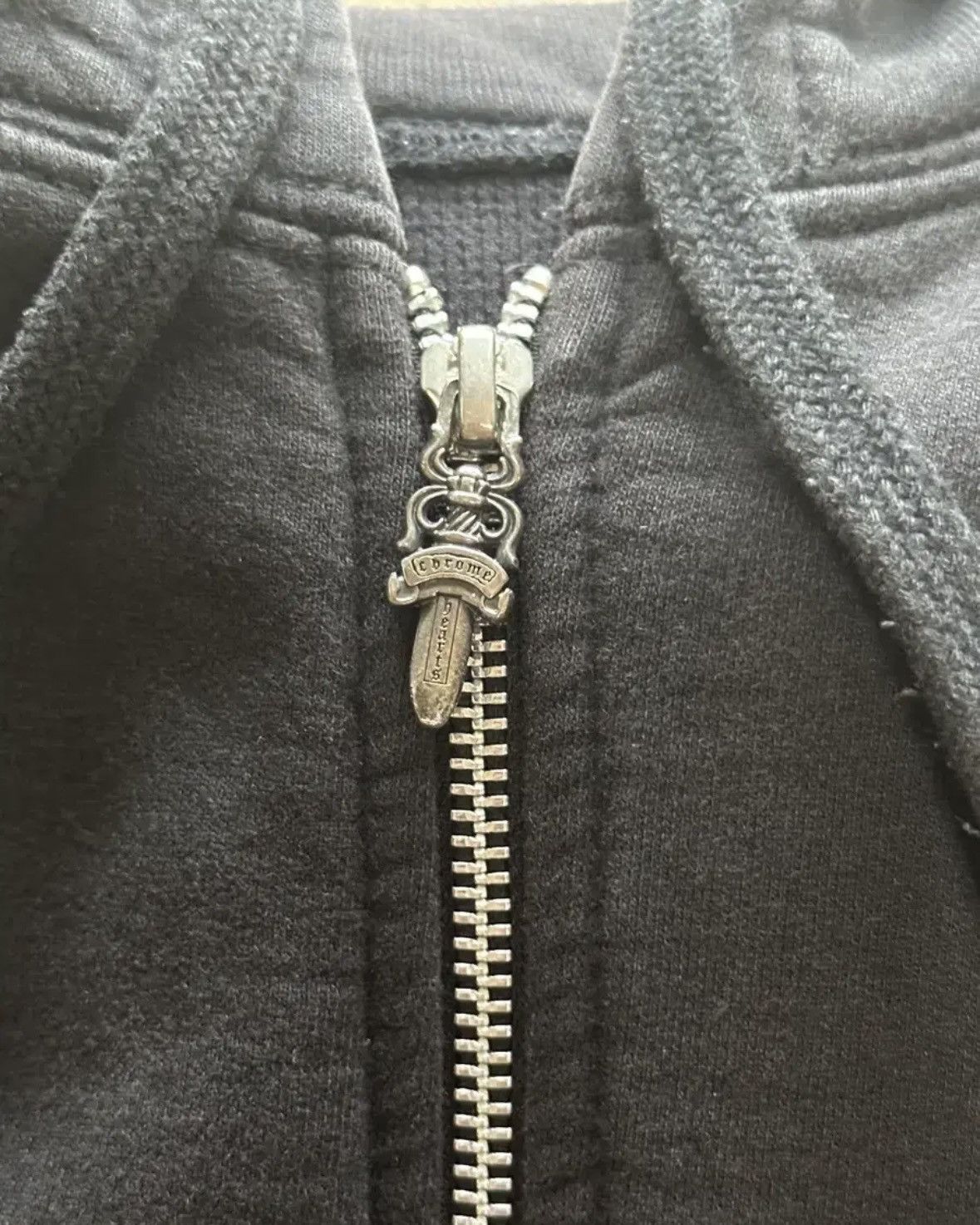 Chrome Hearts Heavy Weight Waffle Dagger Zipup Hoodie Size US S / EU 44-46 / 1 - 3 Thumbnail