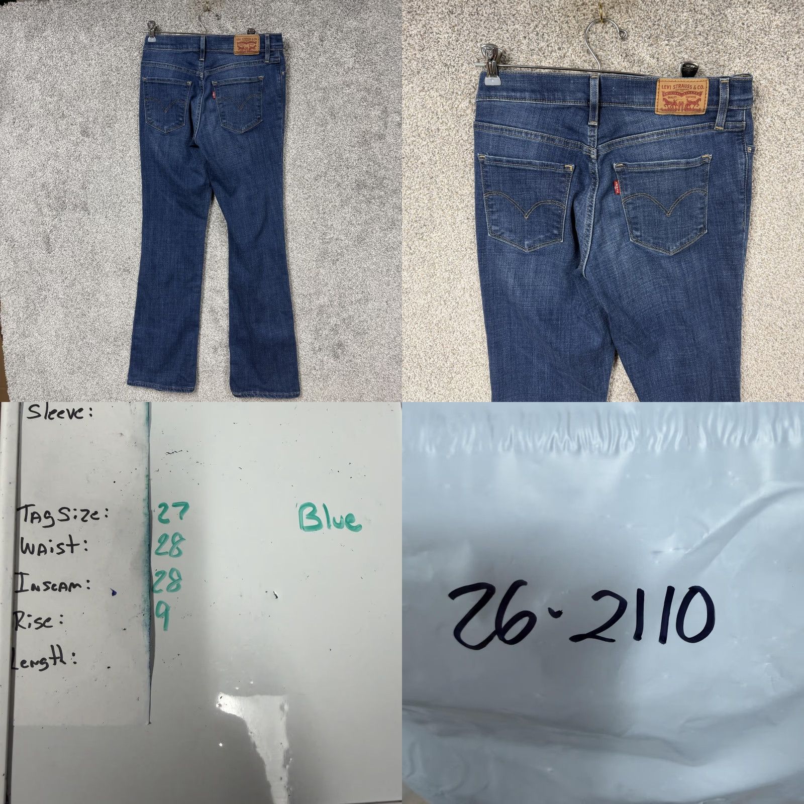Levi's Levi's Jeans Womens 315 Shaping Bootcut Denim Blue 28in Inseam 27 28x28 Stretch Pocket Regular Size Size 27" / US 4 / IT 40 - 10 Thumbnail