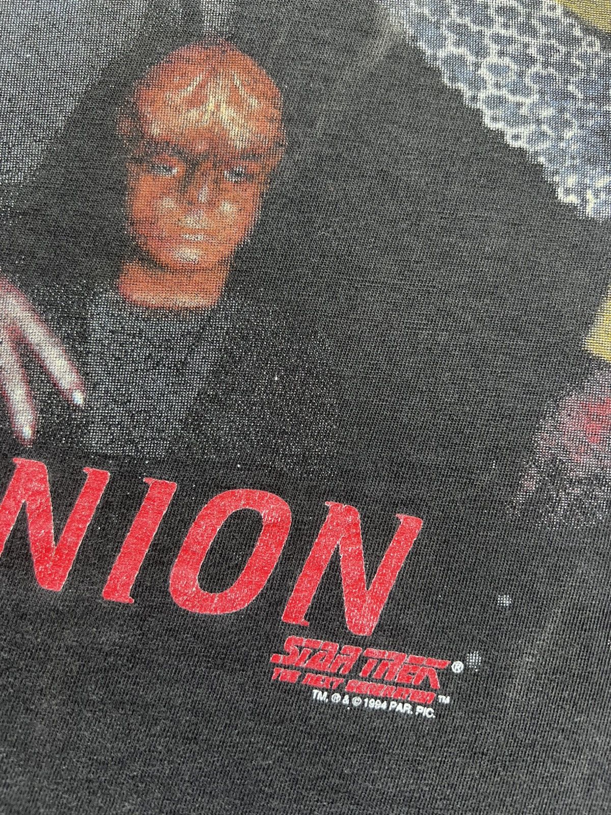 Arts & Science × Star Wars × Vintage VTG 1994 Star Trek Klingon Worf Reunion Tee Shirt Size US L / EU 52-54 / 3 - 6 Thumbnail