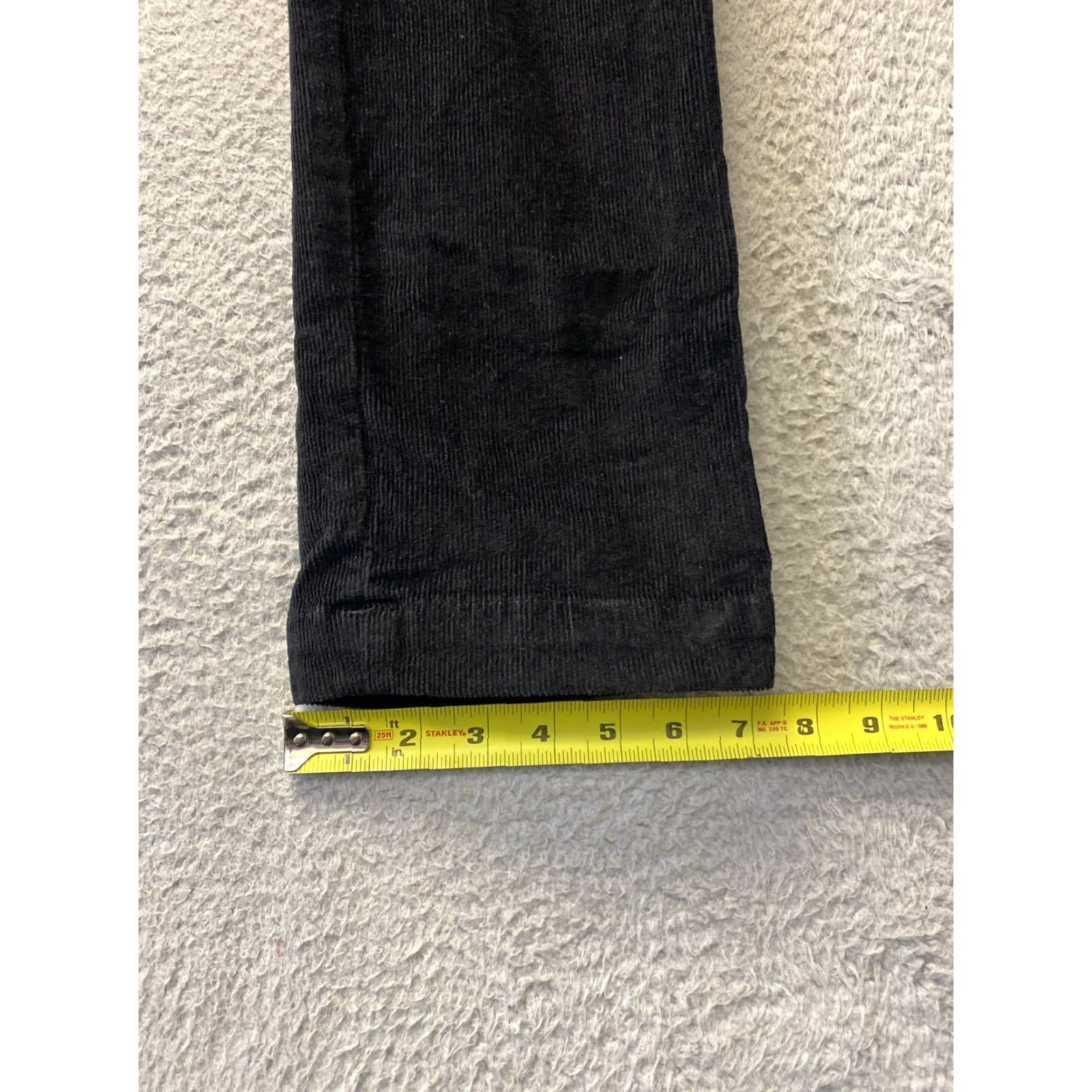 Vintage JACHS New York Pants Mens 32 Inseam 32 Black Corduroy Stretch Straight Cotton Blend Regular Size US 32 / EU 48 - 5 Thumbnail